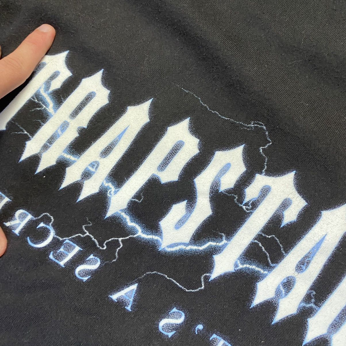 Vintage Men’s Trapstar London Big Graphic Logo y2k drill hoodie Size US S / EU 44-46 / 1 - 16 Thumbnail