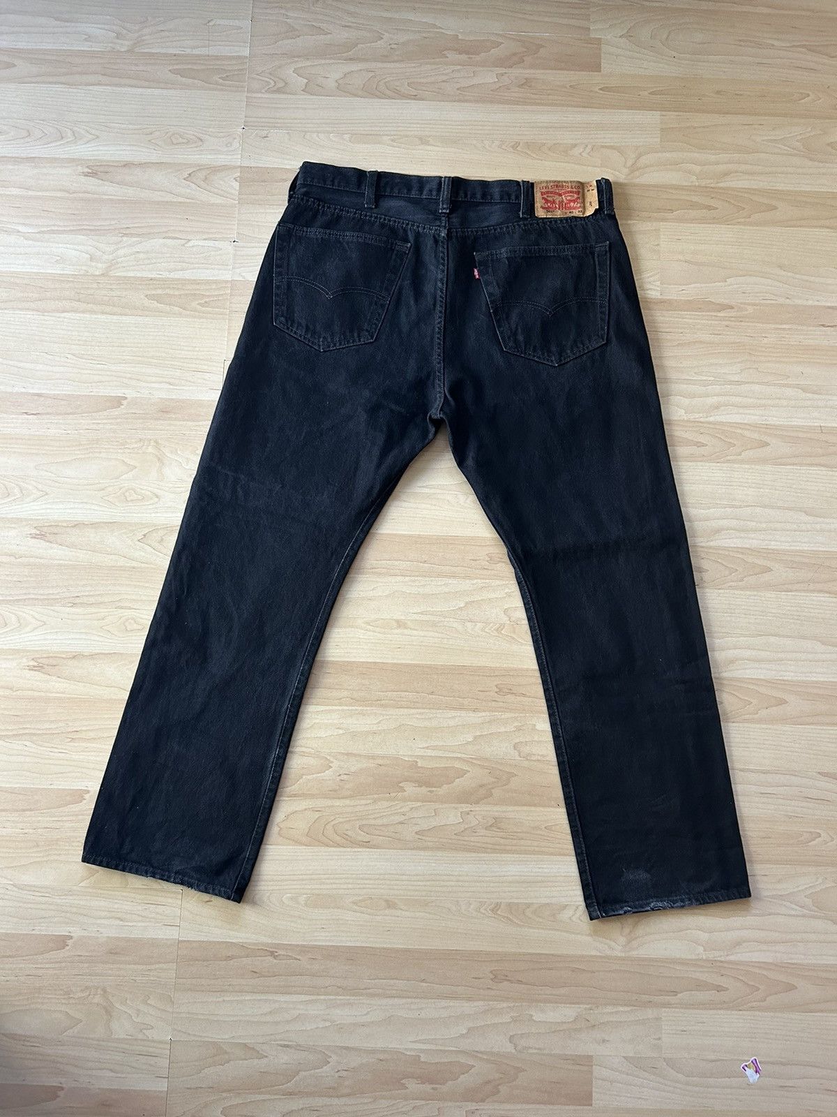 Levi's Levi’s 501 Classic Black Denim Jeans Size US 40 / EU 56 - 3 Thumbnail