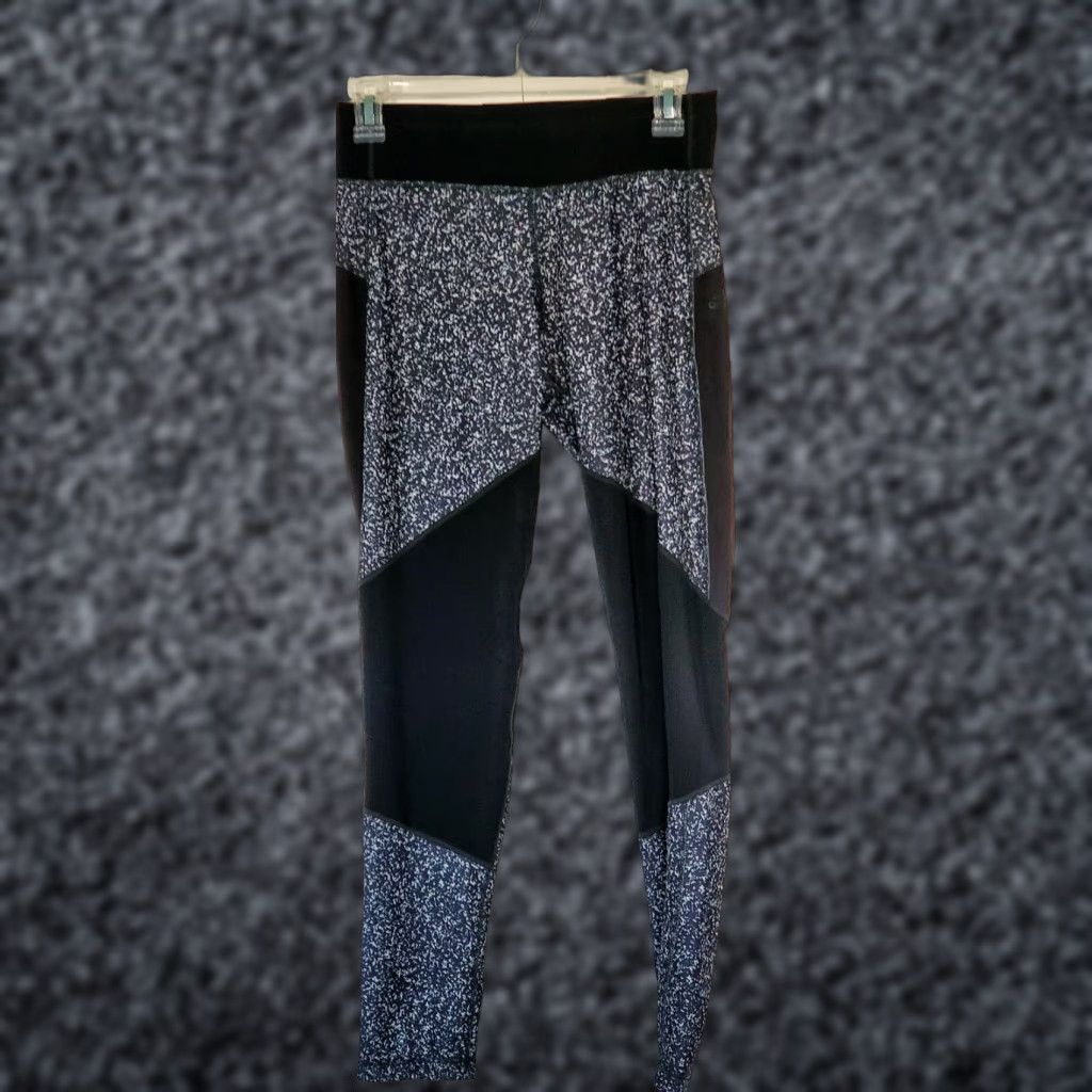 VINTAGE Adidas Climalite Mesh Leggings Ankle Size M Men Black