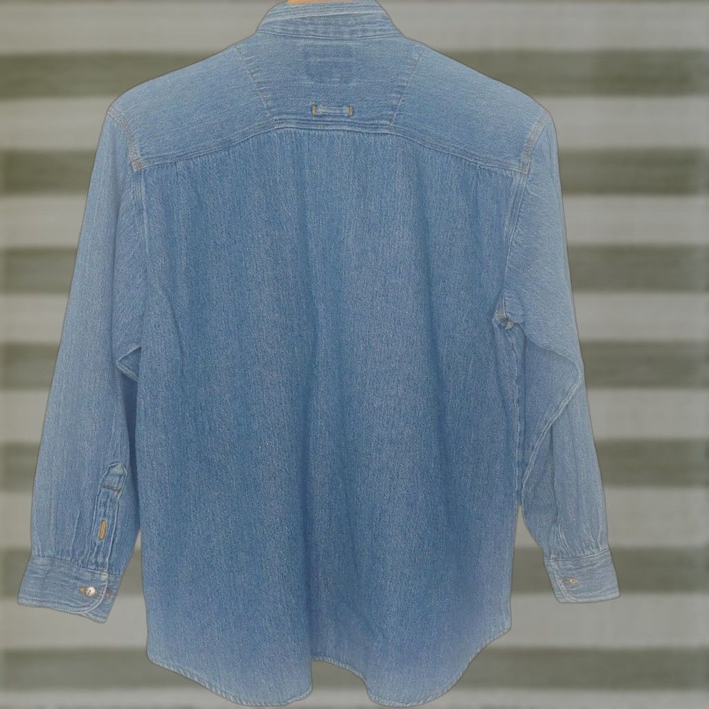 Denime VINTAGE Sierra Pacific Shirt Denim Button-Up 1990s Blue XL Women Casual Size XL / US 12-14 / IT 48-50 - 1 Thumbnail