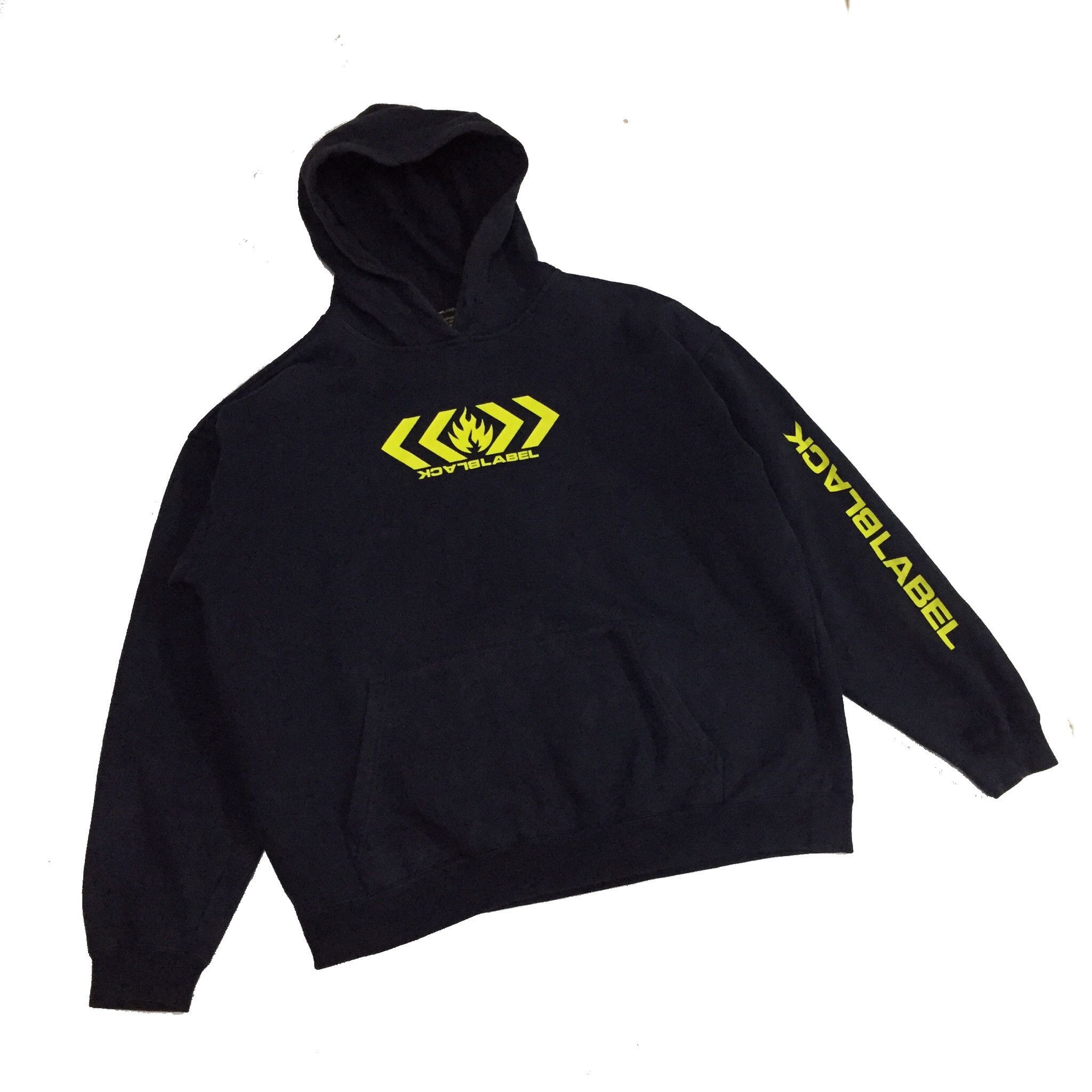 Black Label VINTAGE 90s BLACK LABEL SKATEBOARDS BRAND PULLOVER HOODIE Size US L / EU 52-54 / 3 - 4 Thumbnail