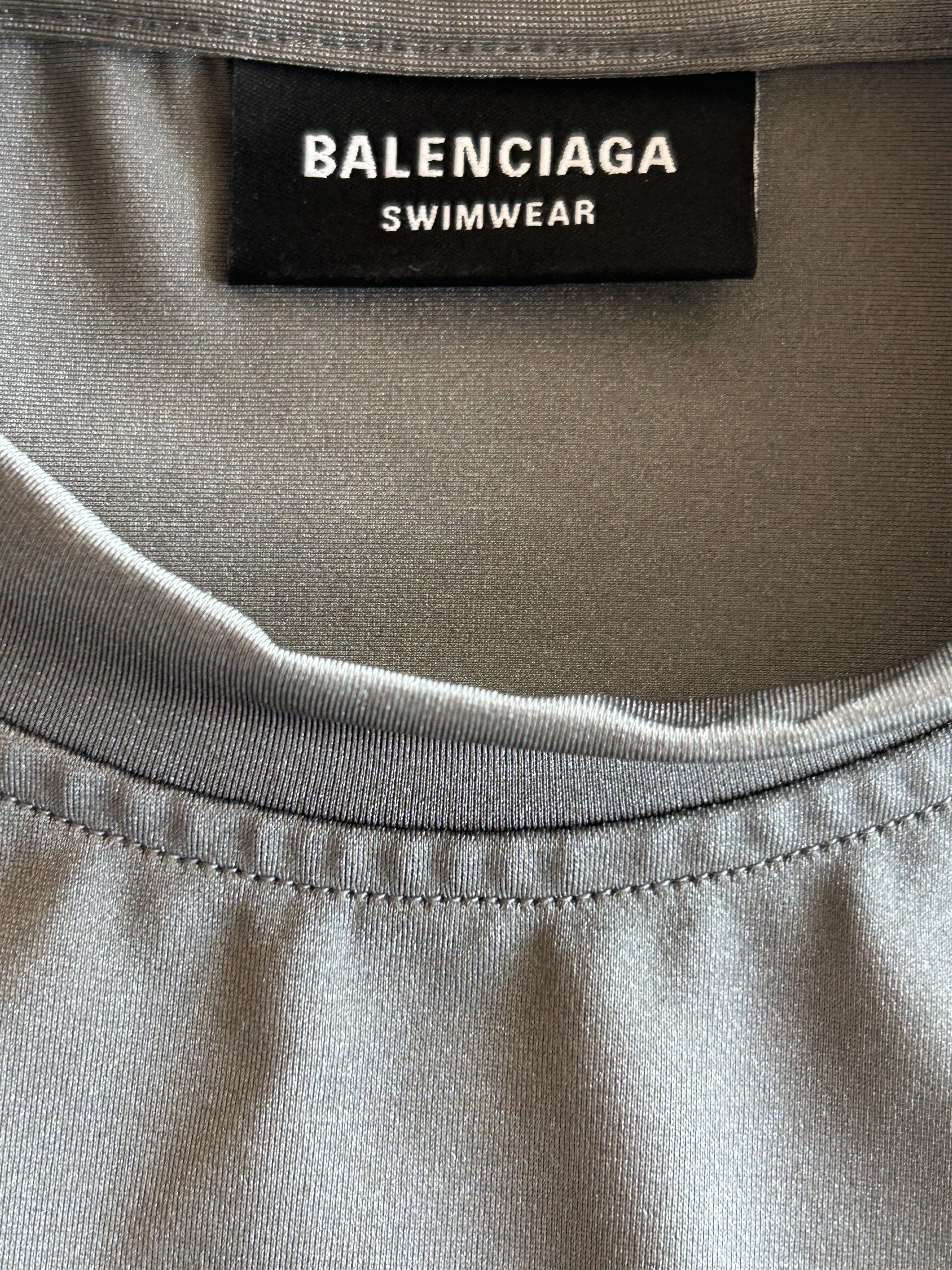 Balenciaga Balenciaga Grey Logo T-Shirt Size US M / EU 48-50 / 2 - 3 Thumbnail
