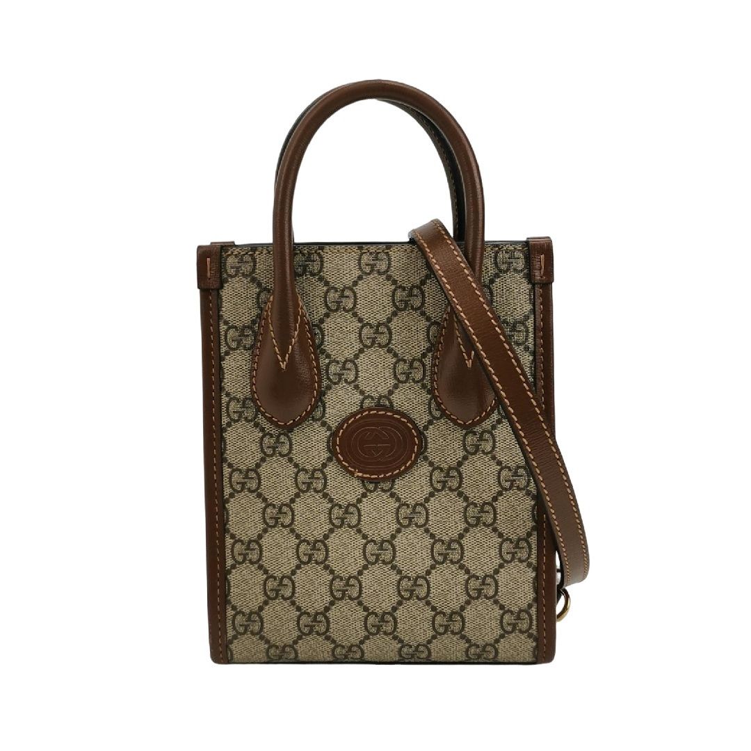 Gucci Gucci GG Supreme Canvas Mini Tote Bag Size ONE SIZE - 1 Thumbnail