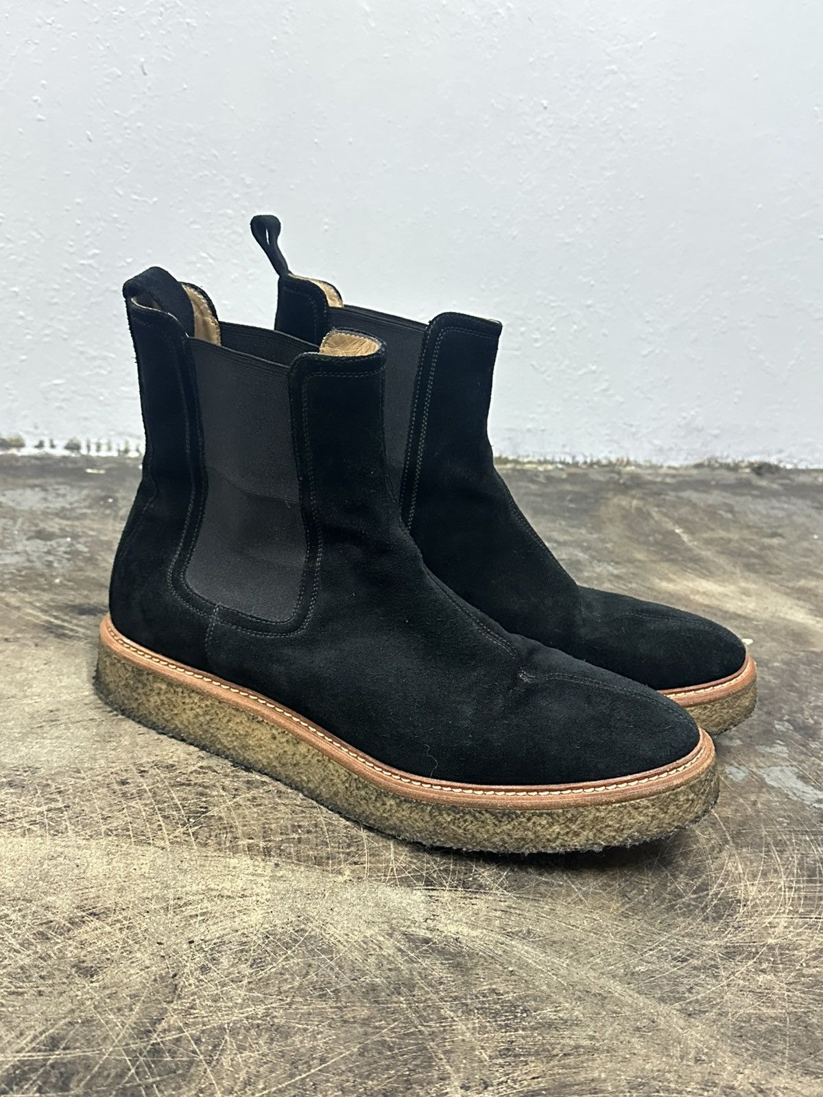 Represent Clo. Represent Suede Chelsea Boot in Black Size 10 Made in Italy Size US 10 / EU 43 - 2 Thumbnail