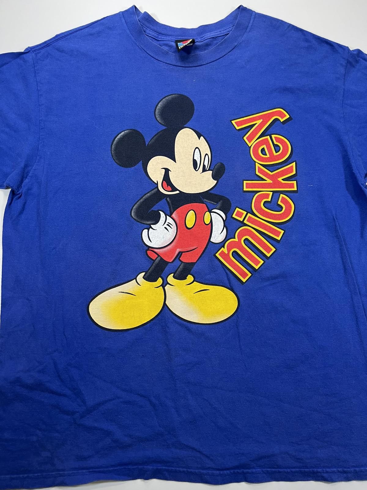 Disney Vintage Mickey Mouse Blue T-Shirt Size ONE SIZE - 1 Thumbnail
