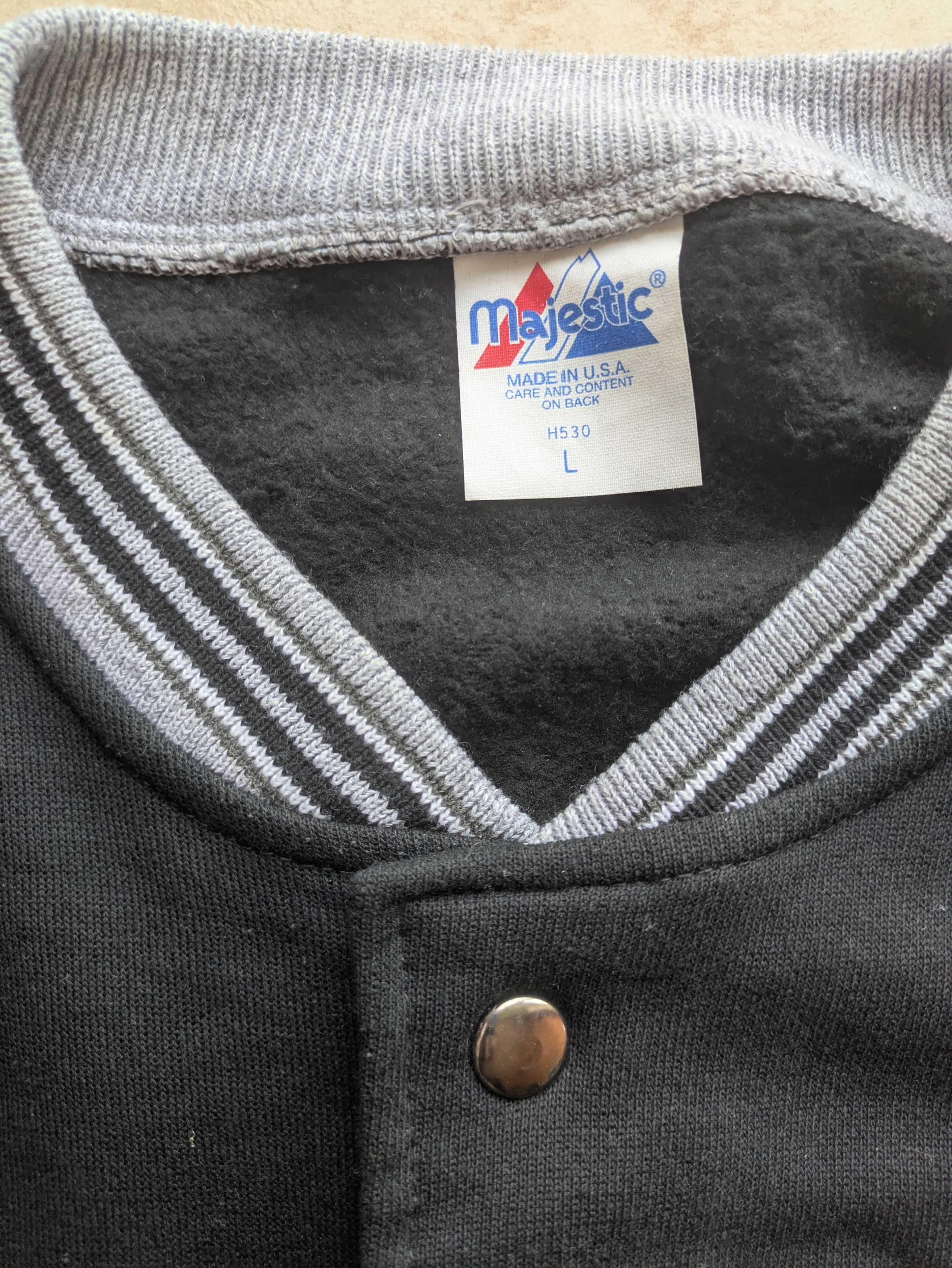 Starter Colorado Avalanche 90s MAJESTIC bomber L gray NHL hockey vtg Size US L / EU 52-54 / 3 - 8 Thumbnail