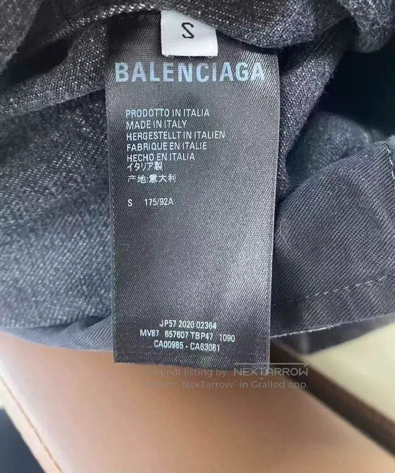 Other Balenciaga Denim coat jacket with smiling face dissolved b Size US S / EU 44-46 / 1 - 4 Thumbnail