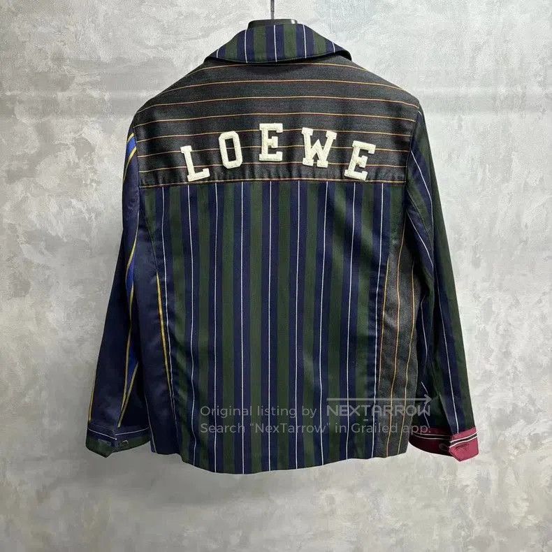 Loewe Loewe Colorblock Stripe Logo Shirt Jacket. Size US XS / EU 42 / 0 - 2 Thumbnail
