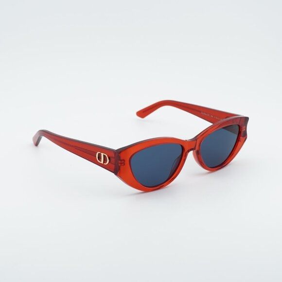 Dior Dior DIORGLOW B1I 35B0 Sunglasses Red Cat Eye Frame Size ONE SIZE - 7 Thumbnail