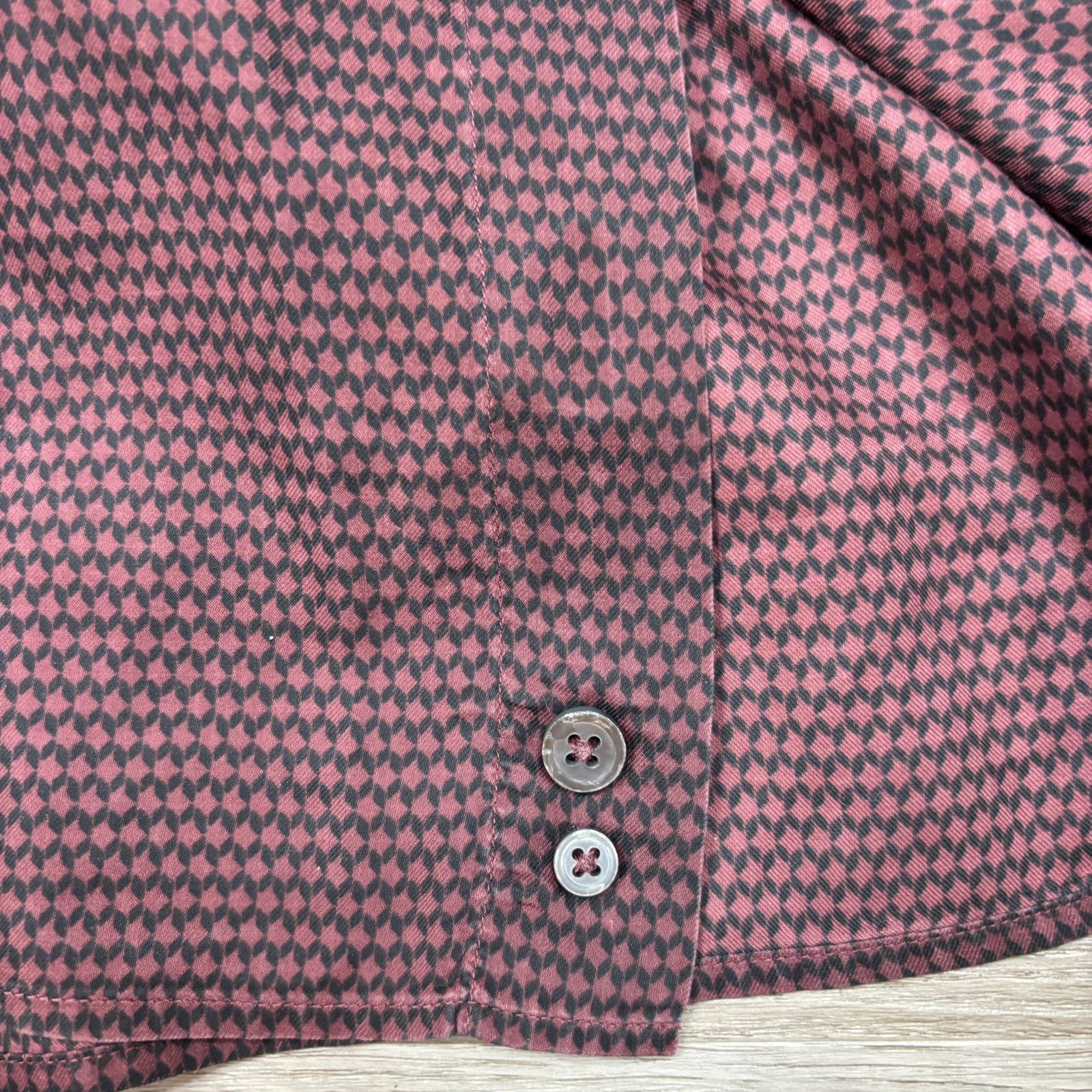 Ermenegildo Zegna Ermenegildo Zegna Button Down Printed Dress Shirt Men's 2XL Size US XXL / EU 58 / 5 - 10 Thumbnail