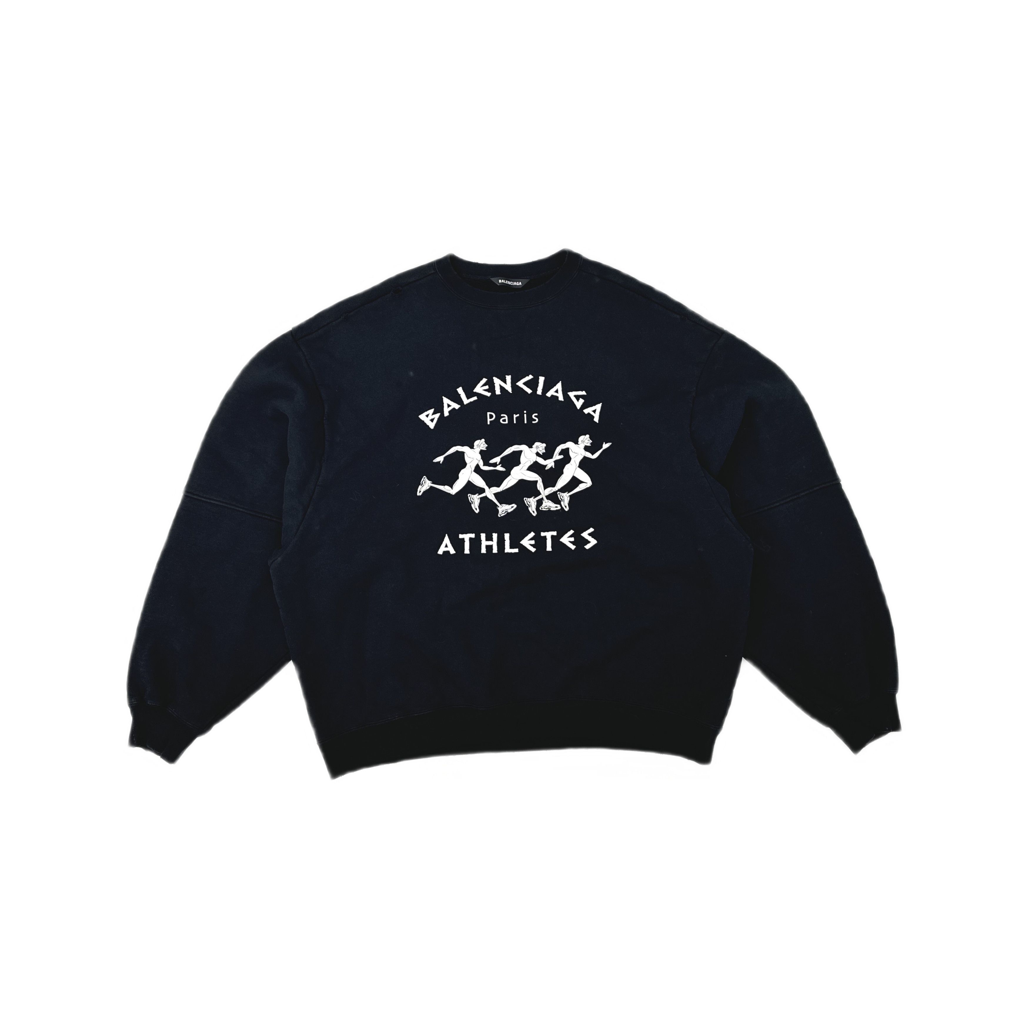Balenciaga Balenciaga Athletes Print Sweatshirt Size L Size US L / EU 52-54 / 3 - 1 Thumbnail