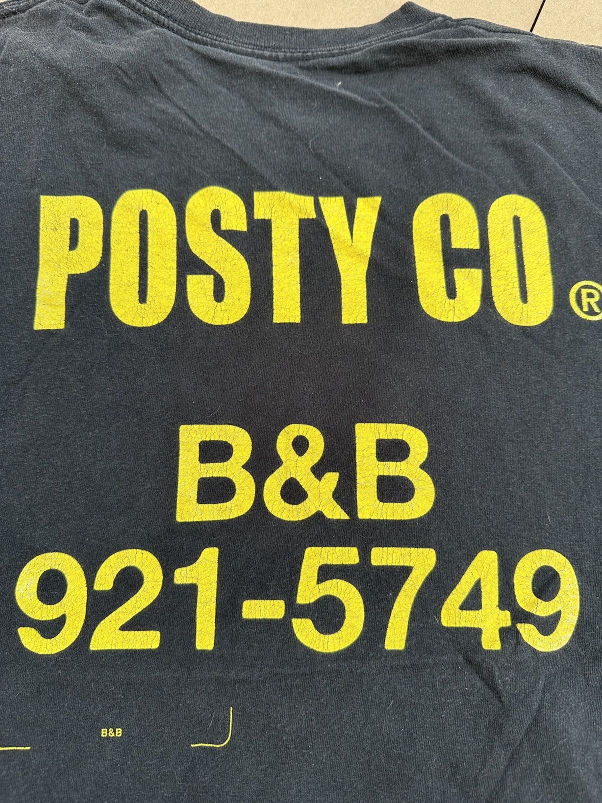 Japanese Brand Post Malone Posty Co 2018 Tour Tee Black B&B L Size US L / EU 52-54 / 3 - 14 Thumbnail