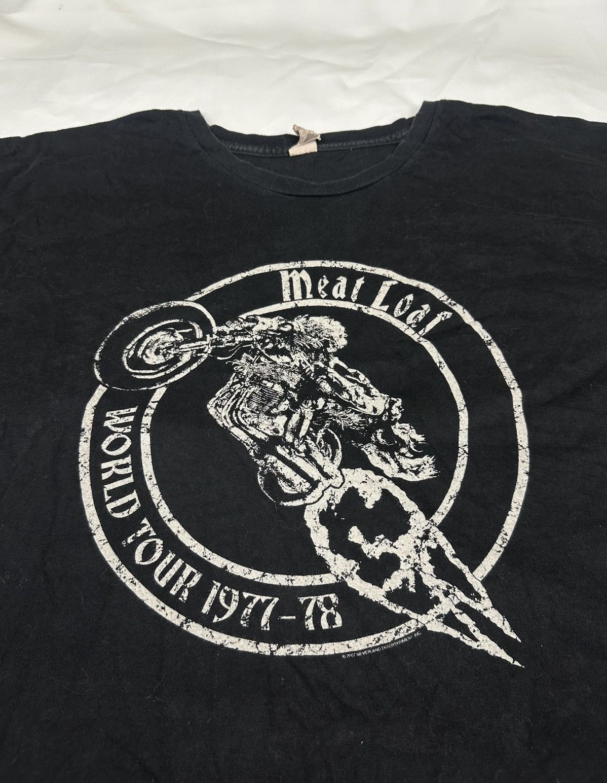 Band Tees Vintage 2007 Mens Meat Loaf World Tour 1977-78 T Shirt XXL Size US XXL / EU 58 / 5 - 3 Thumbnail