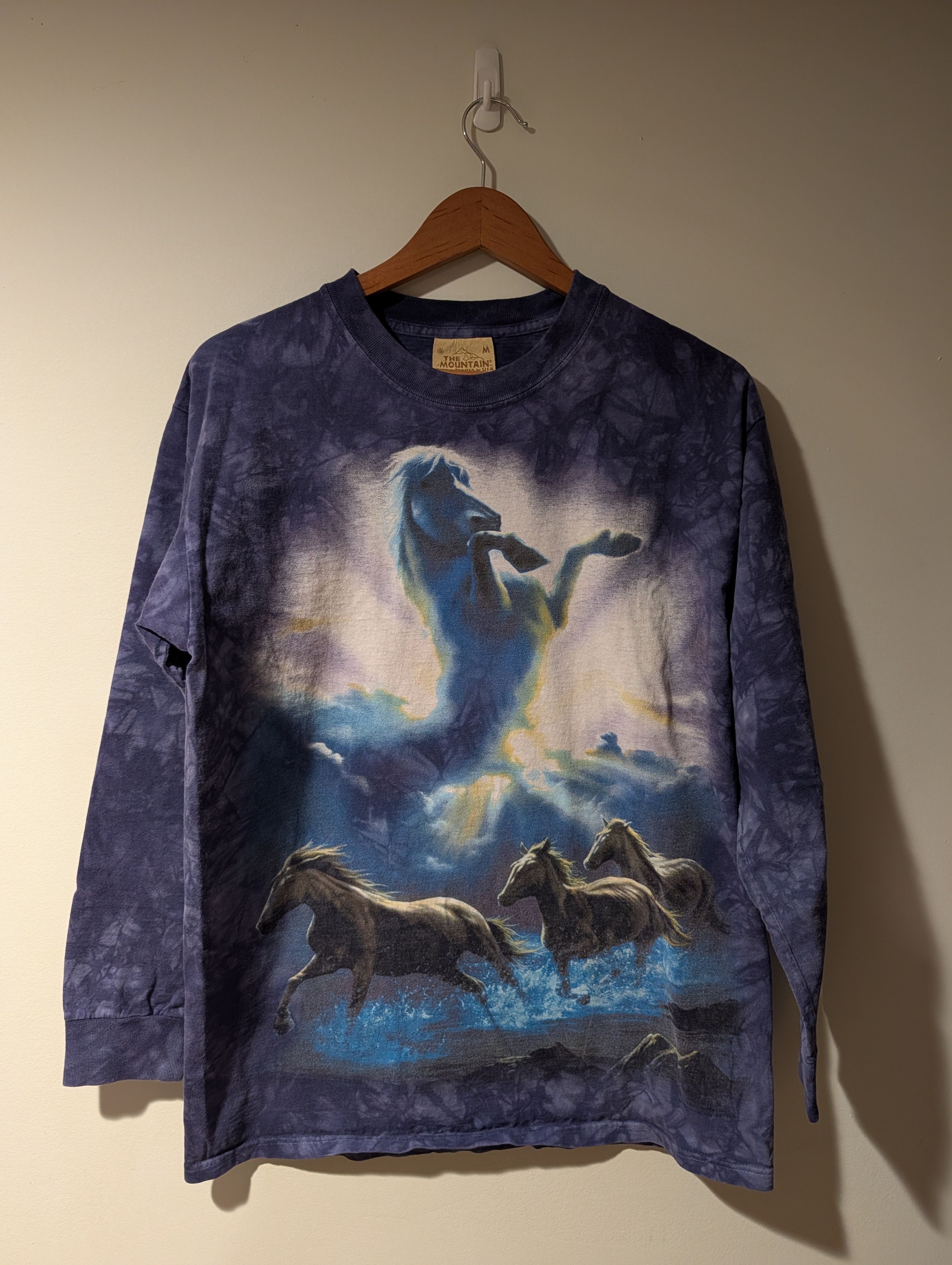 The Mountain Vintage 2004 The Mountain Shirt MED Horses Long Sleeve Size US M / EU 48-50 / 2 - 1 Thumbnail