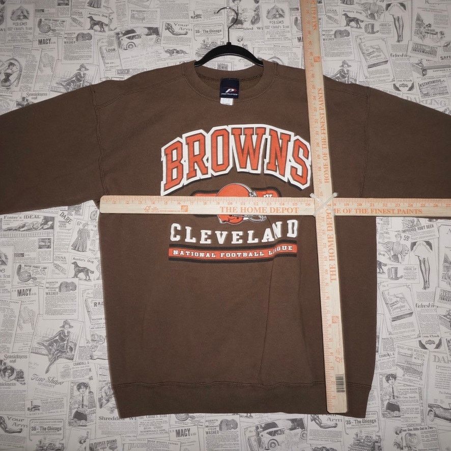 Pro Player XL - Vintage Y2K Cleveland Browns Helmet NFL 90s sweatshirt Size US XL / EU 56 / 4 - 4 Thumbnail
