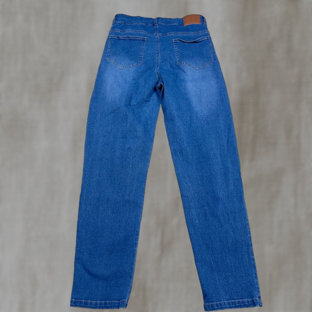Vintage Judy Blue Jeans Women Medium Skinny Fit Jegging Med Wash High Rise Holes Rips Size 32" / US 10 / IT 46 - 1 Thumbnail
