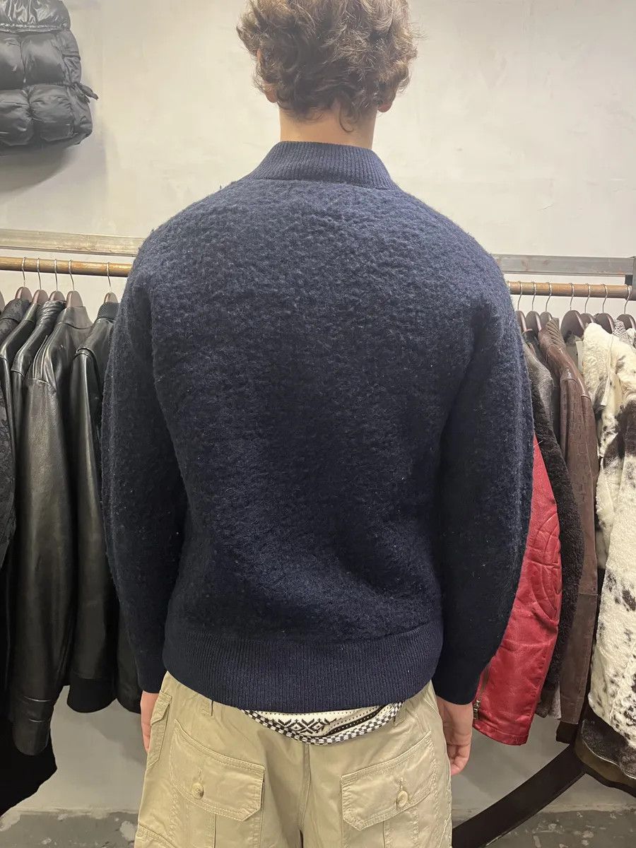Our Legacy AW2015 Our Legacy Wool Shaggy Navy Zip-Up Sweater Size US M / EU 48-50 / 2 - 4 Thumbnail