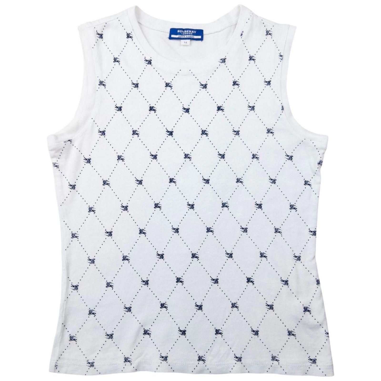 Burberry Vintage Burberry Monogram Vest Top Womens Size M Size M / US 6-8 / IT 42-44 - 1 Thumbnail