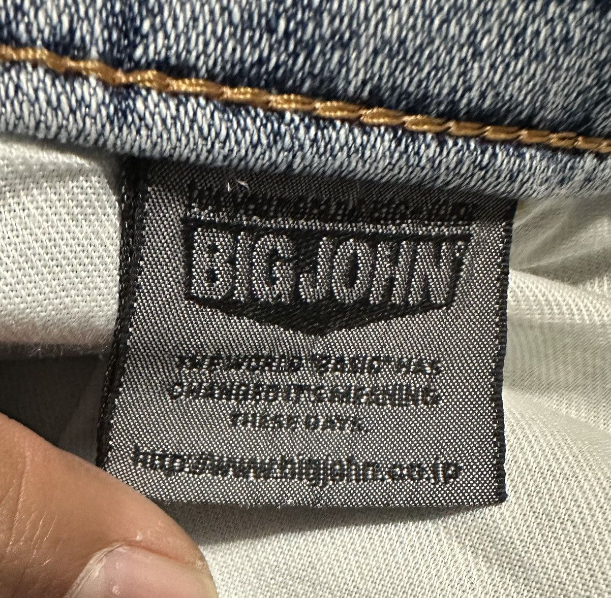 Big John Vintage Big John Straight Leg Faded Blue Jeans Size US 30 / EU 46 - 8 Thumbnail