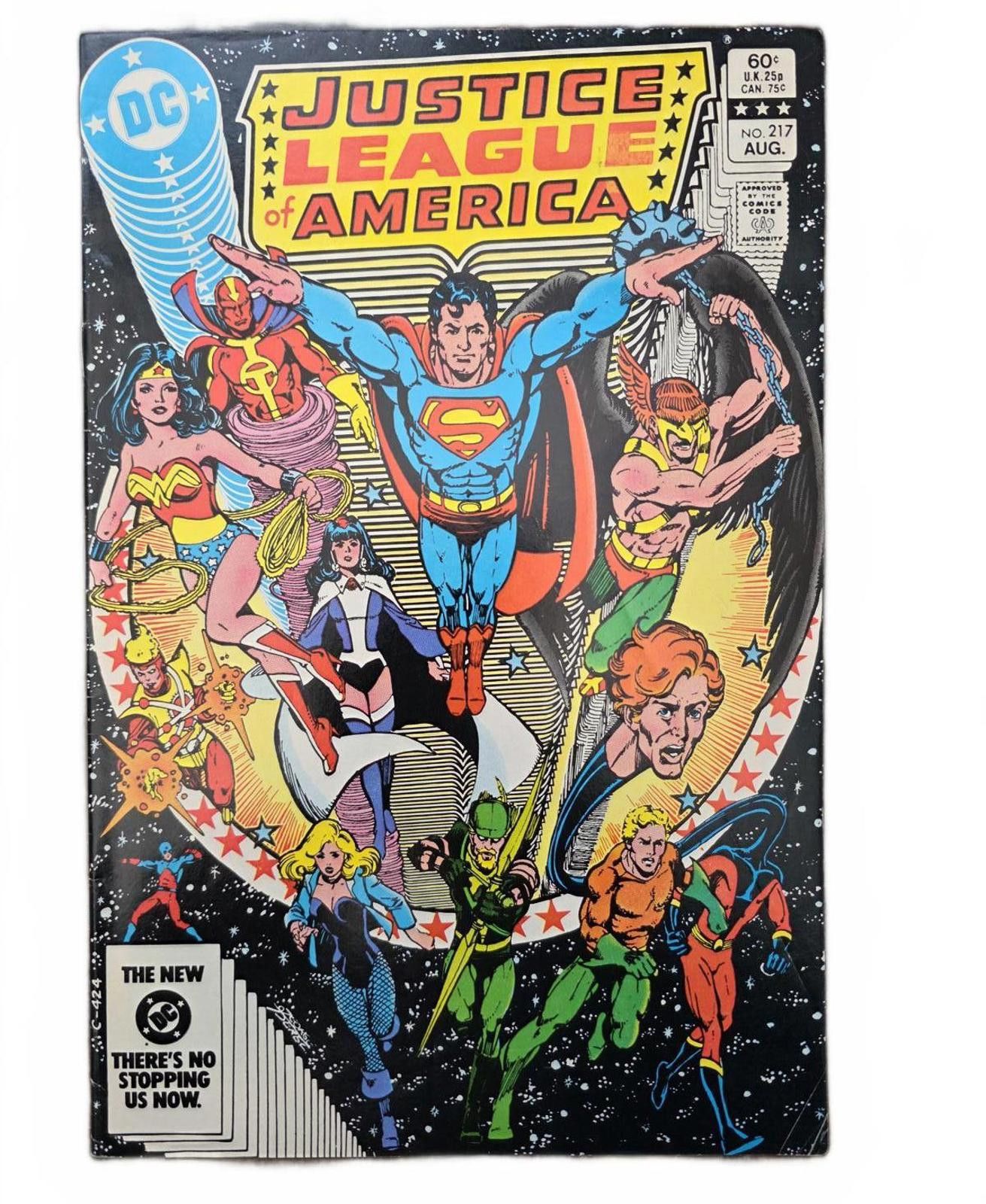 DC DC Comics Justice League of America no 217 Aug 1983 60c (A) Size ONE SIZE - 1 Thumbnail