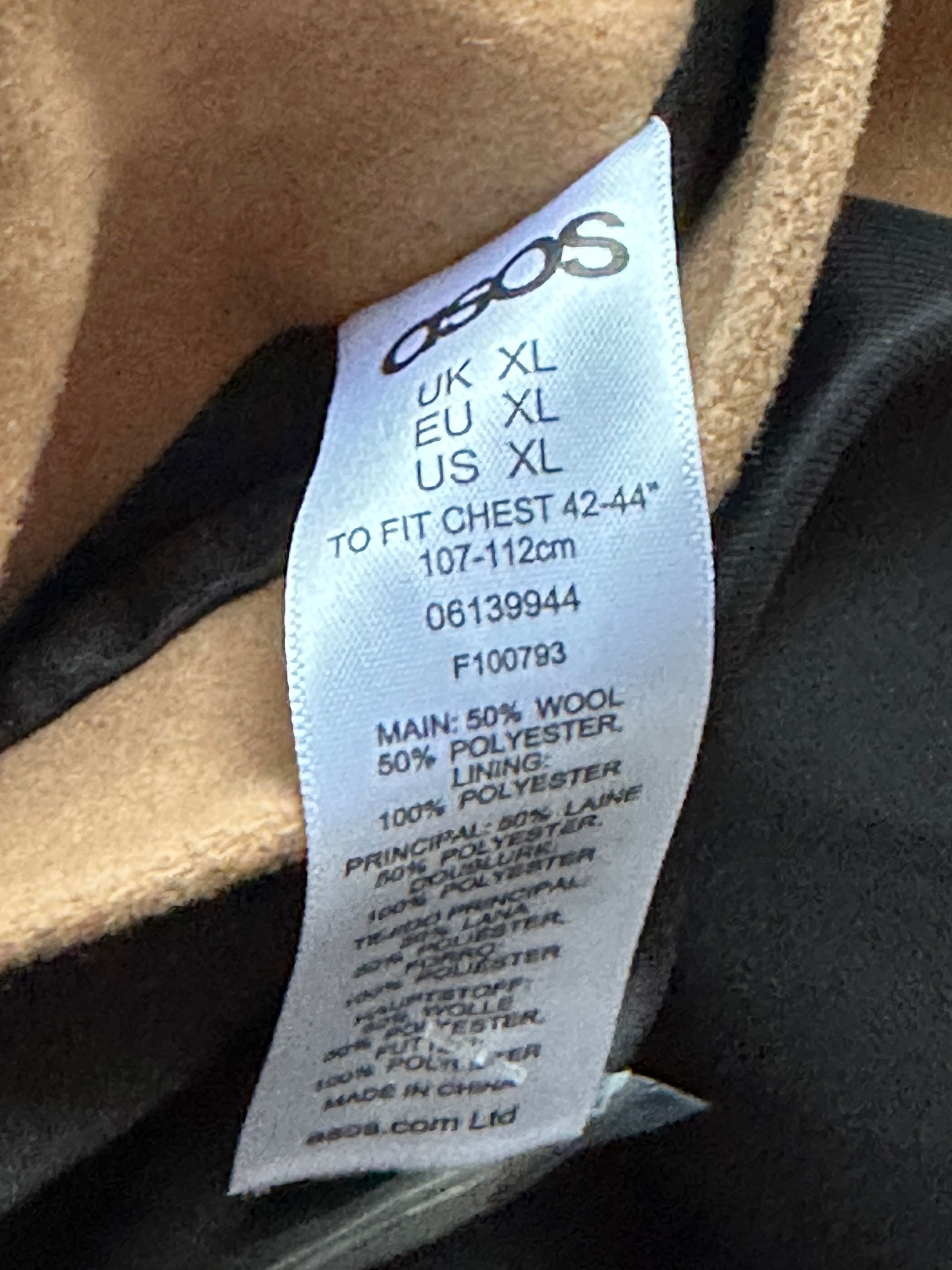 Asos ASOS Wool Blend Coat - Camel - XL (NWT) Size US XL / EU 56 / 4 - 4 Thumbnail