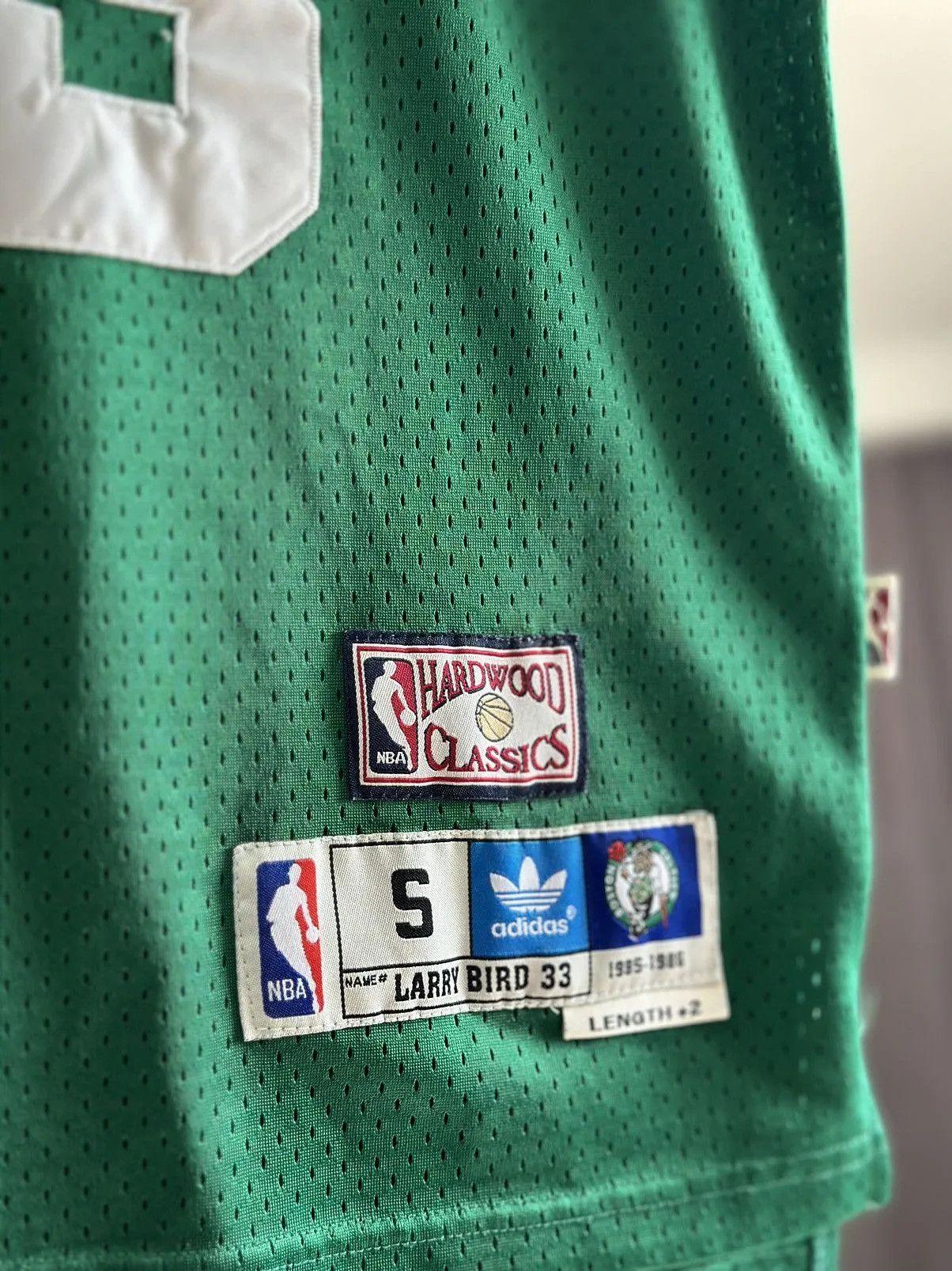 Adidas Boston Celtics Jersey Mens Large Larry Bird #33 NBA adidas Size US S / EU 44-46 / 1 - 9 Thumbnail