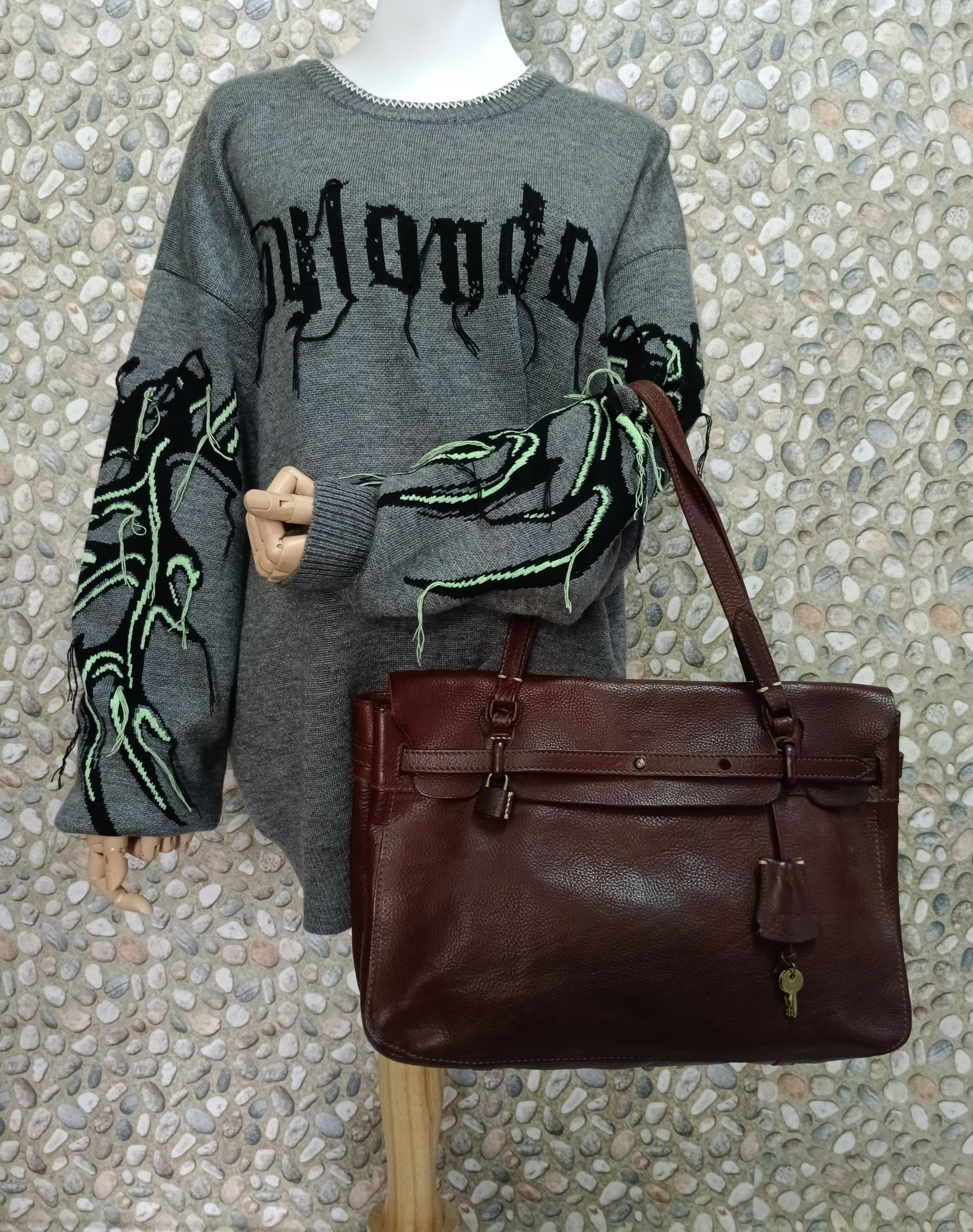 Leather BIRKIN GENTEN PATINA LEATHER Size ONE SIZE - 3 Thumbnail