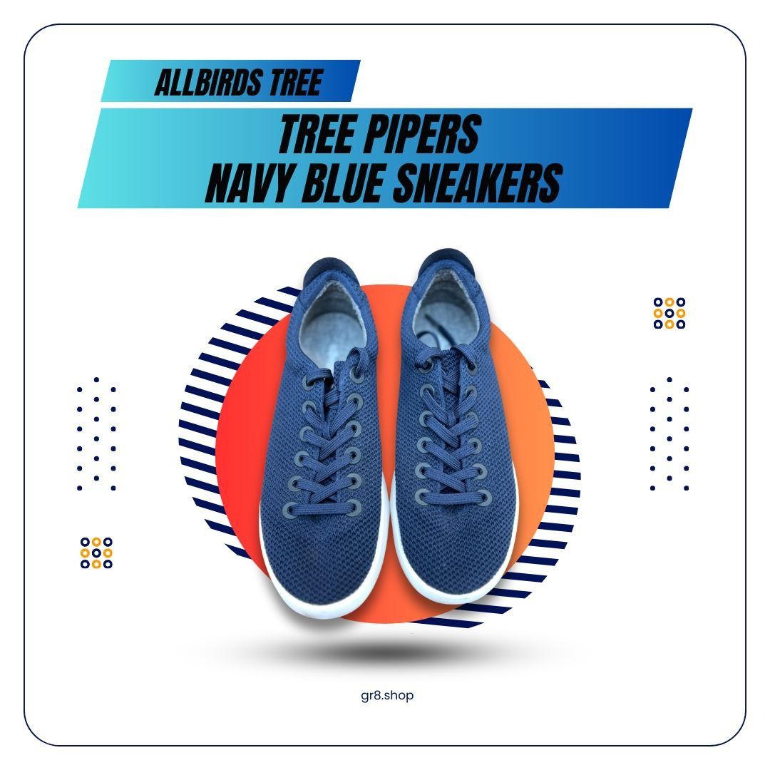 Allbirds Allbirds Tree Pipers Navy Blue Sneakers Mens Size 10 Sustain Size US 10 / EU 43 - 1 Thumbnail