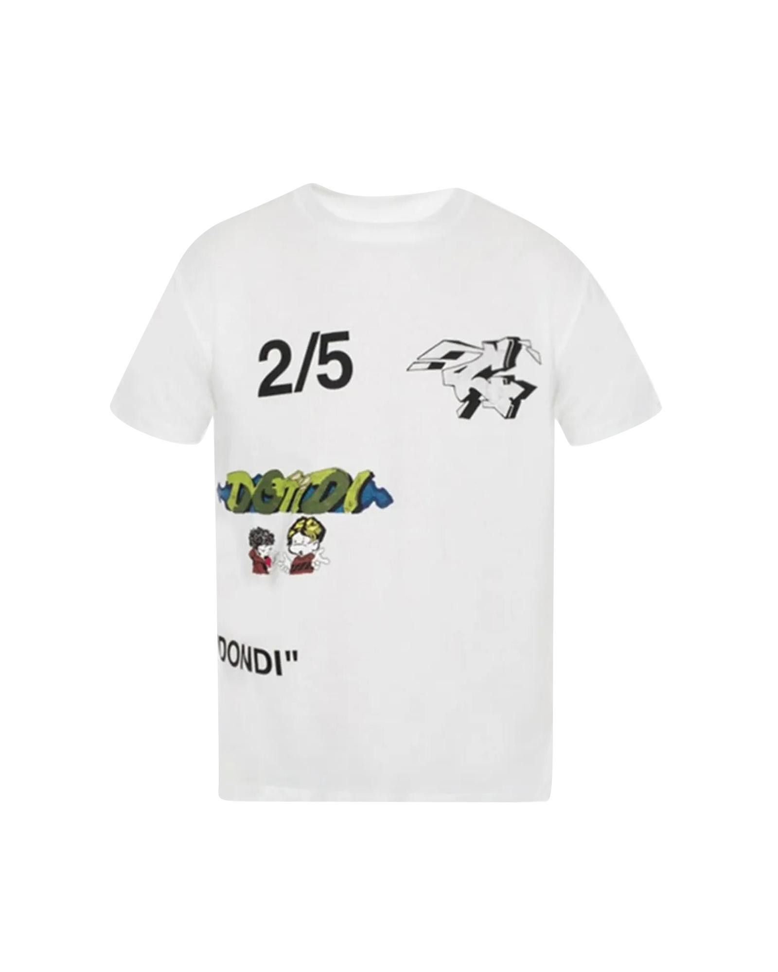 image of Off White Dondi All-Over Print Crewneck Tee, Men's (Size Large)