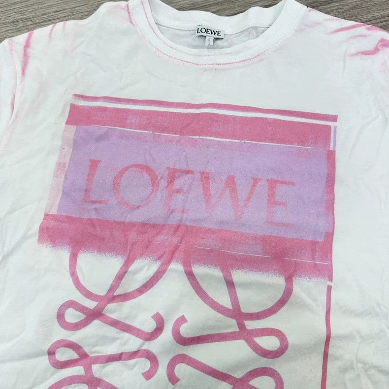 Loewe LOEWE Letter T-shirt Size XXS / US 00 / IT 34 - 4 Thumbnail