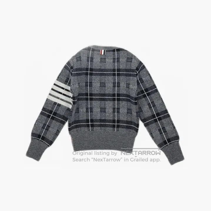 Thom Browne Thom Browne Checked Sweater for Kids. Size US M / EU 48-50 / 2 - 3 Thumbnail