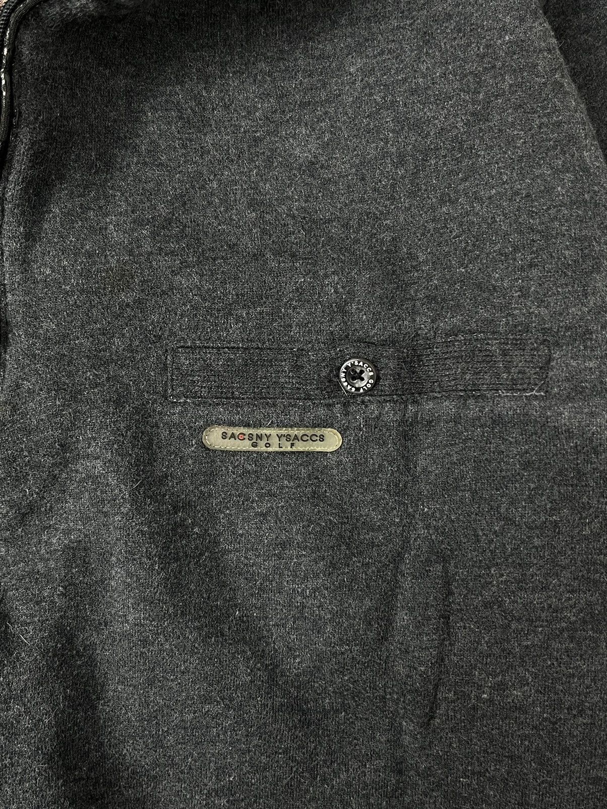 Yohji Yamamoto Sacsny y’saccs yohji yamamoto gold halfzip sweatshirt Size US M / EU 48-50 / 2 - 5 Thumbnail