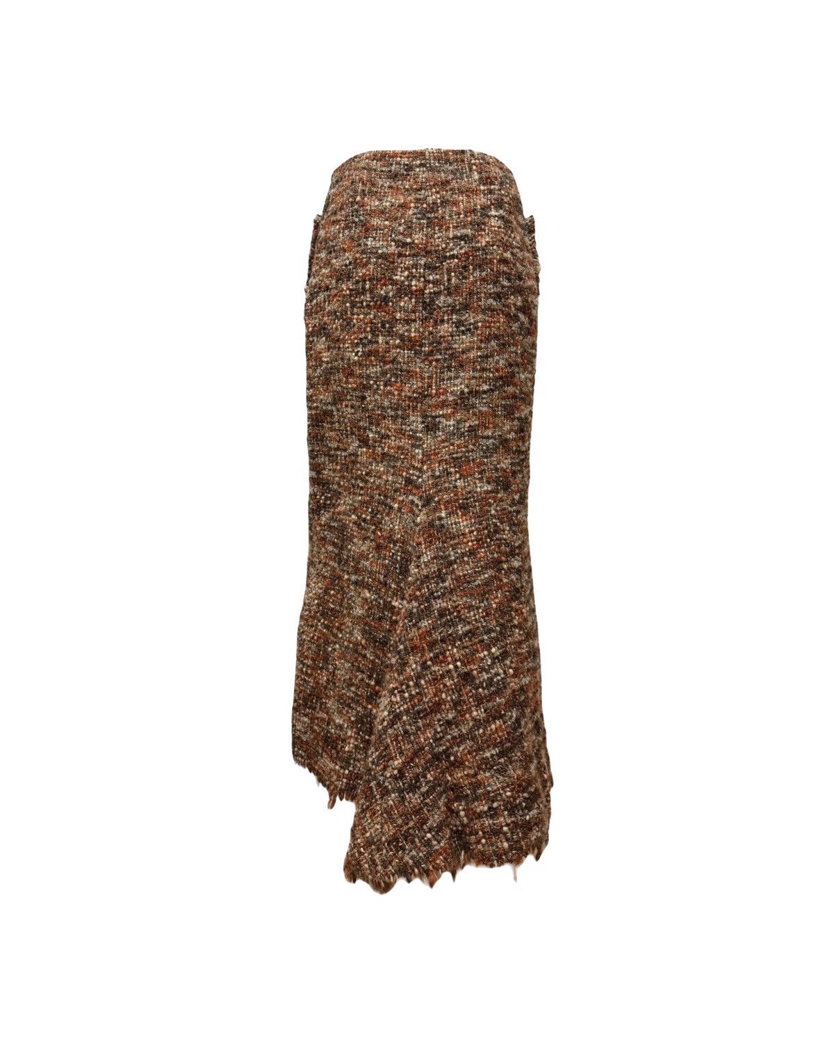 Junya Watanabe JUNYA WATANABE Tweed Maxi Skirt with Frayed Hem Size 27" / US 4 / IT 40 - 2 Thumbnail