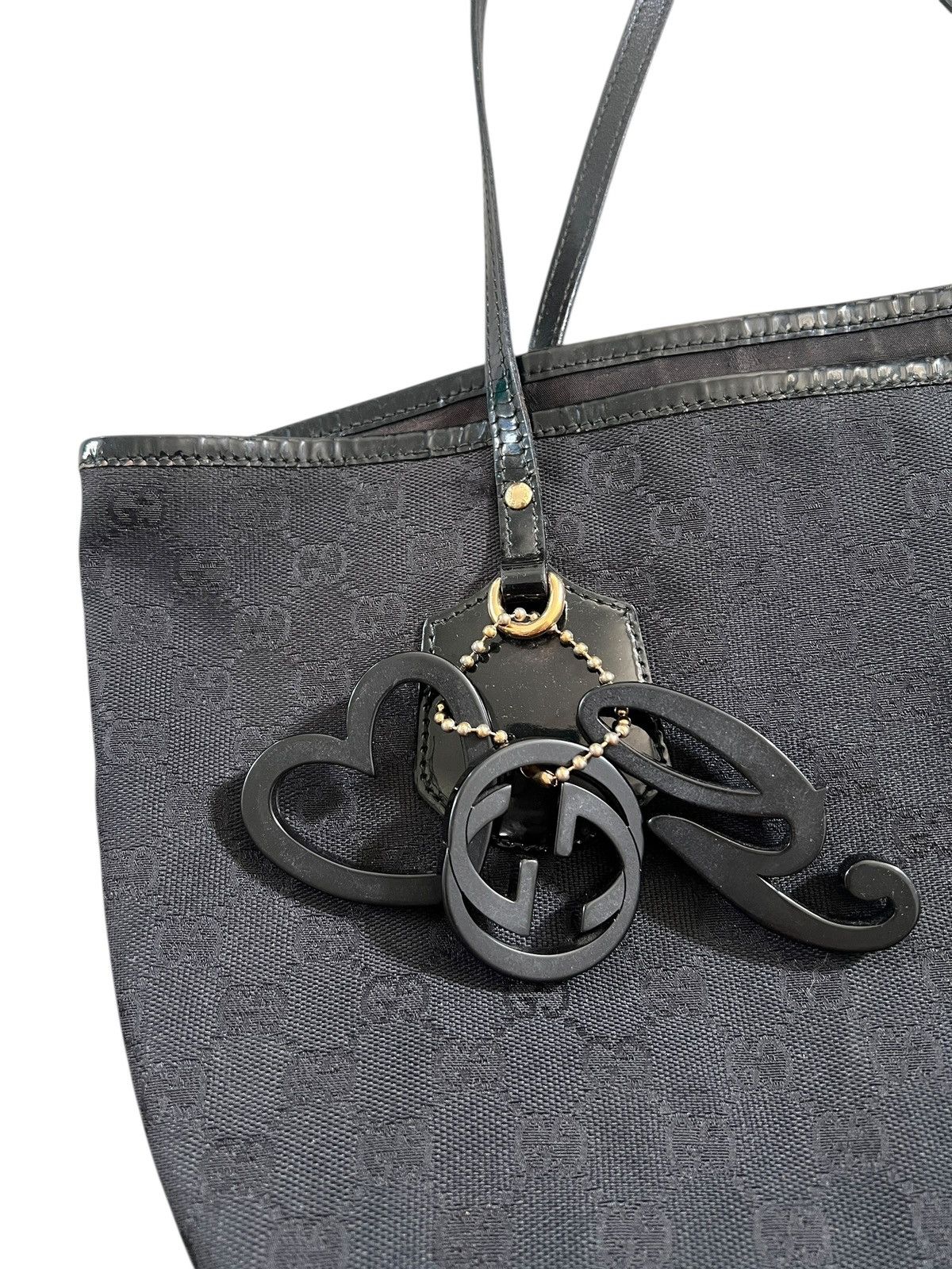 Gucci Gucci Black GG Canvas Jolie Tote Bag Size ONE SIZE - 3 Thumbnail