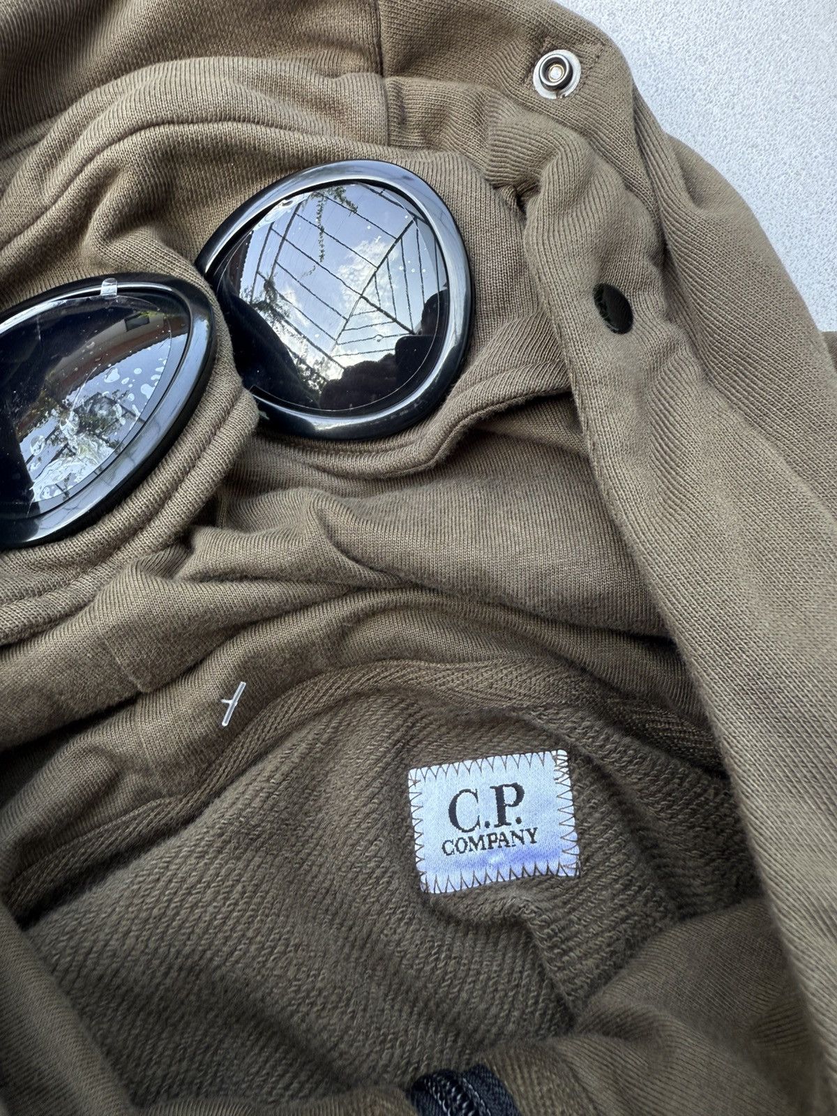 C.P. Company 90’s C.P. COMPANY RARE DOUBLE GOGLE GLASS VINTAGE ZIP HOODIE Size US L / EU 52-54 / 3 - 19 Thumbnail