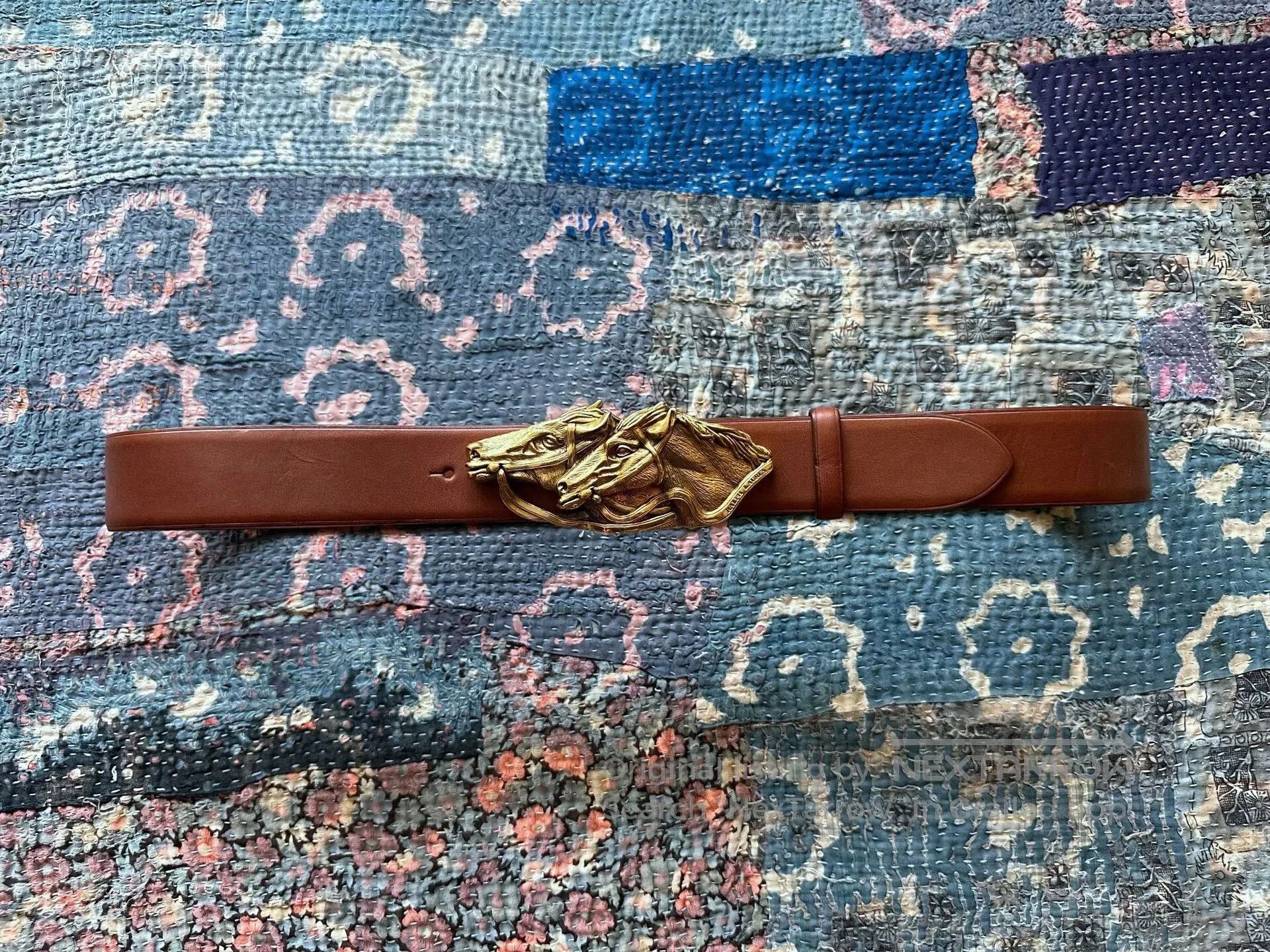 RRL Ralph Lauren ralph lauren rrl high-end leather belt. Size ONE SIZE - 1 Thumbnail