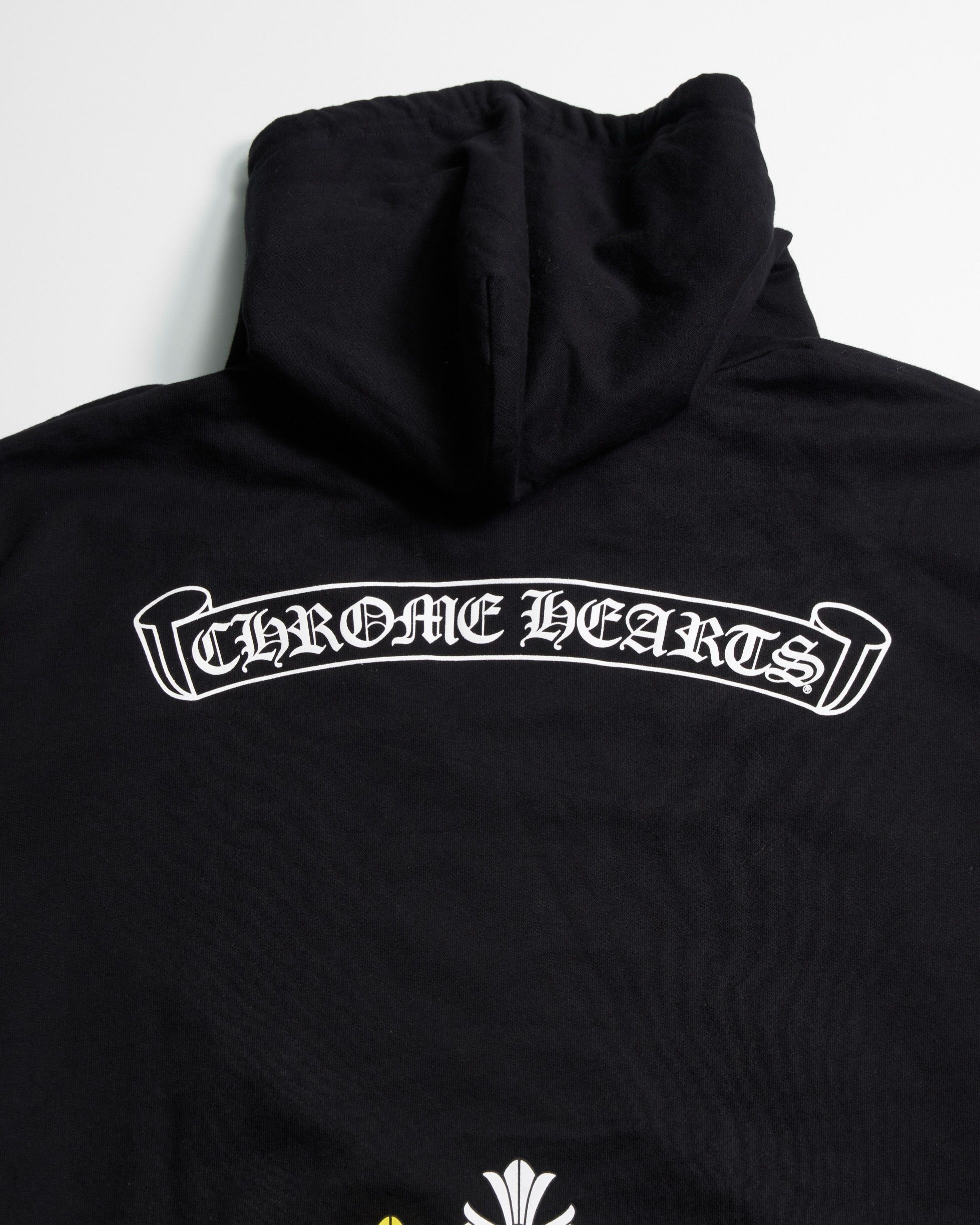★Chrome Hearts★CEMETERY All Over Monogram Hoodie CHROME HEARTS Multi Color Cross Cemetery Zip Up Hoodie BLACK