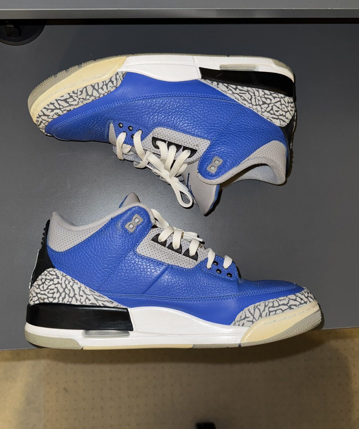 Air jordan 3 royal blue hot sale