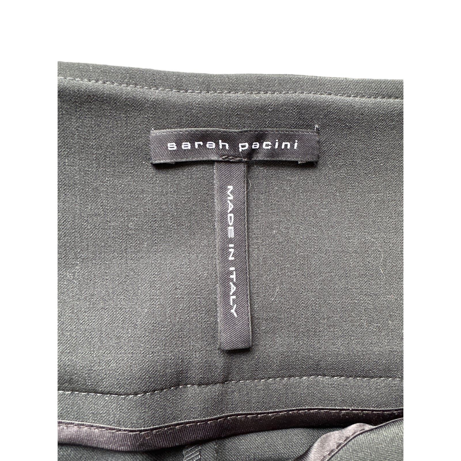 Sarah Pacini Sarah Pacini Made in italy Black Pants Sz 2 Size 30" / US 8 / IT 44 - 3 Thumbnail