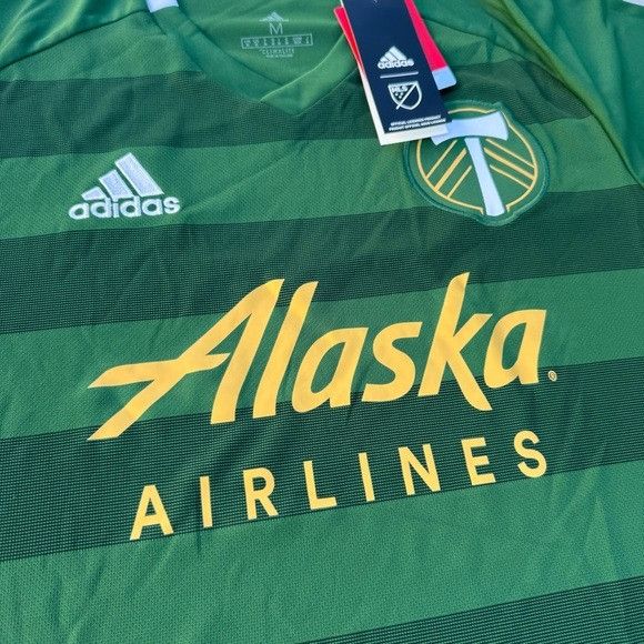 Adidas NWT ADIDAS MLS PORTLAND TIMBERS CLIMALITE 2019/2020 JERSEY S Size US M / EU 48-50 / 2 - 2 Thumbnail
