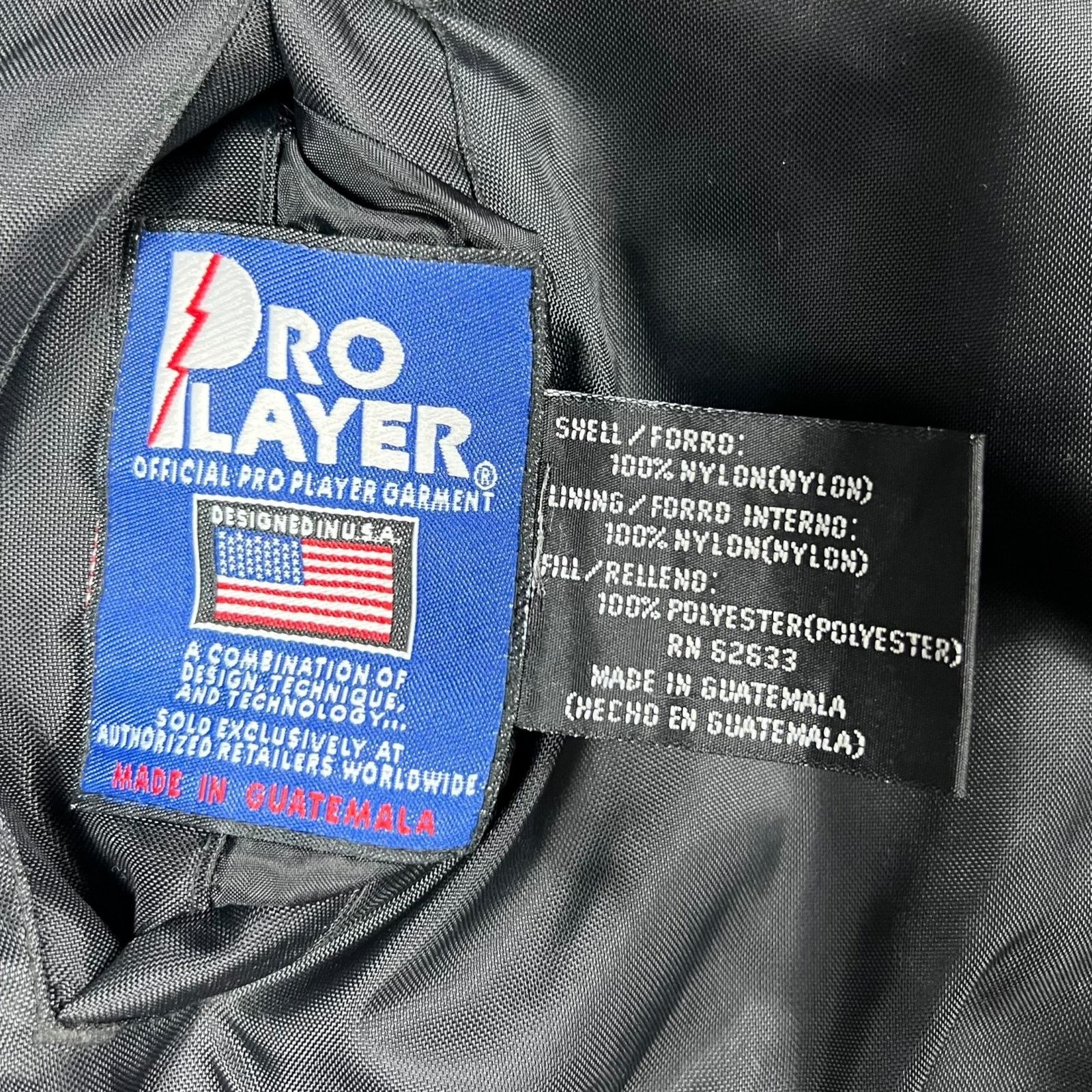 NFL × Pro Player × Vintage Vintage 90s Pro Player New York Jets zip up puffer jacket Size US M / EU 48-50 / 2 - 6 Thumbnail
