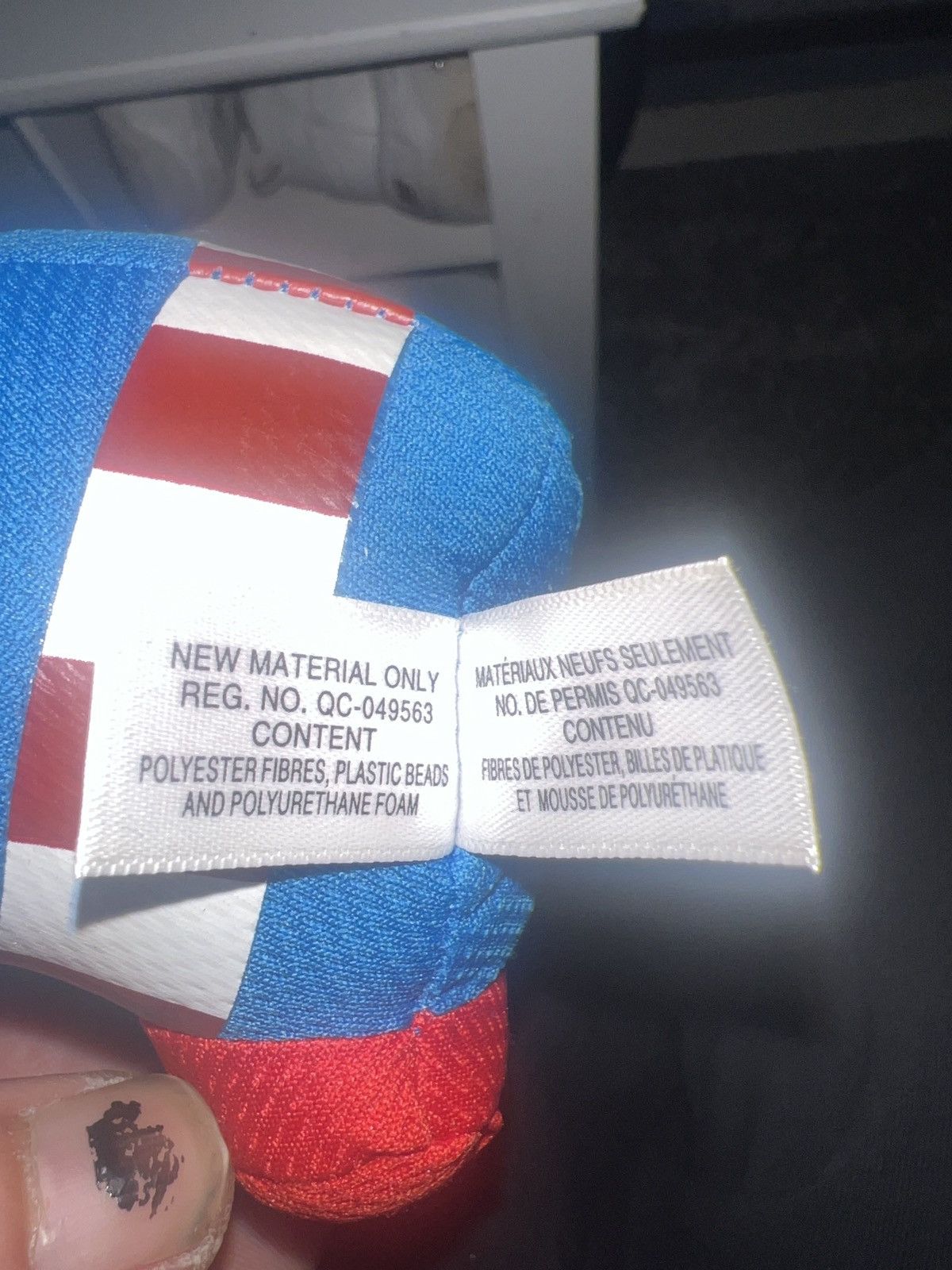 Marvel Comics Marvel Ty Beanie Babies Captain America Size ONE SIZE - 11 Thumbnail