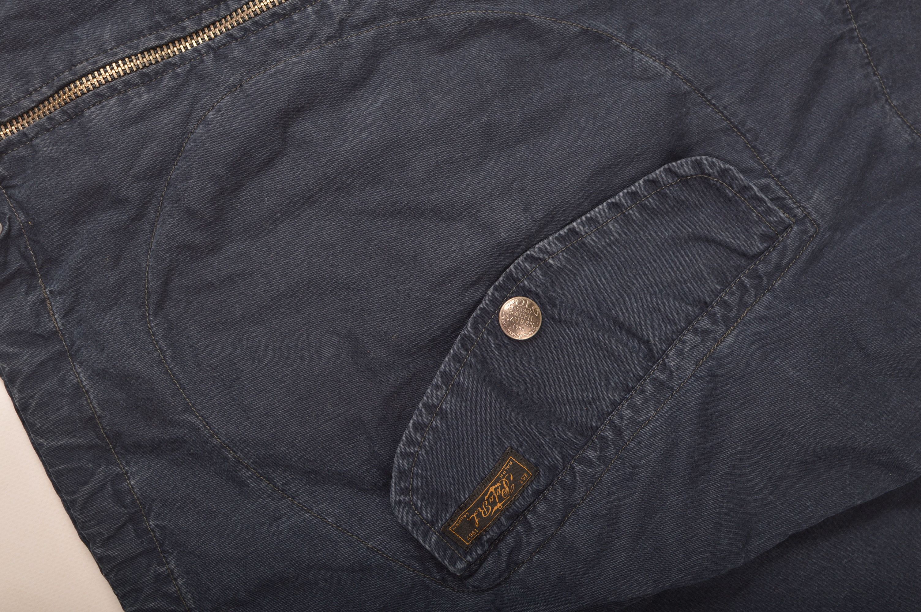 Polo Ralph Lauren × Ralph Lauren × Vintage Polo Ralph Lauren Vintage Blue Bomber Full-Zip Jacket Size US M / EU 48-50 / 2 - 3 Thumbnail