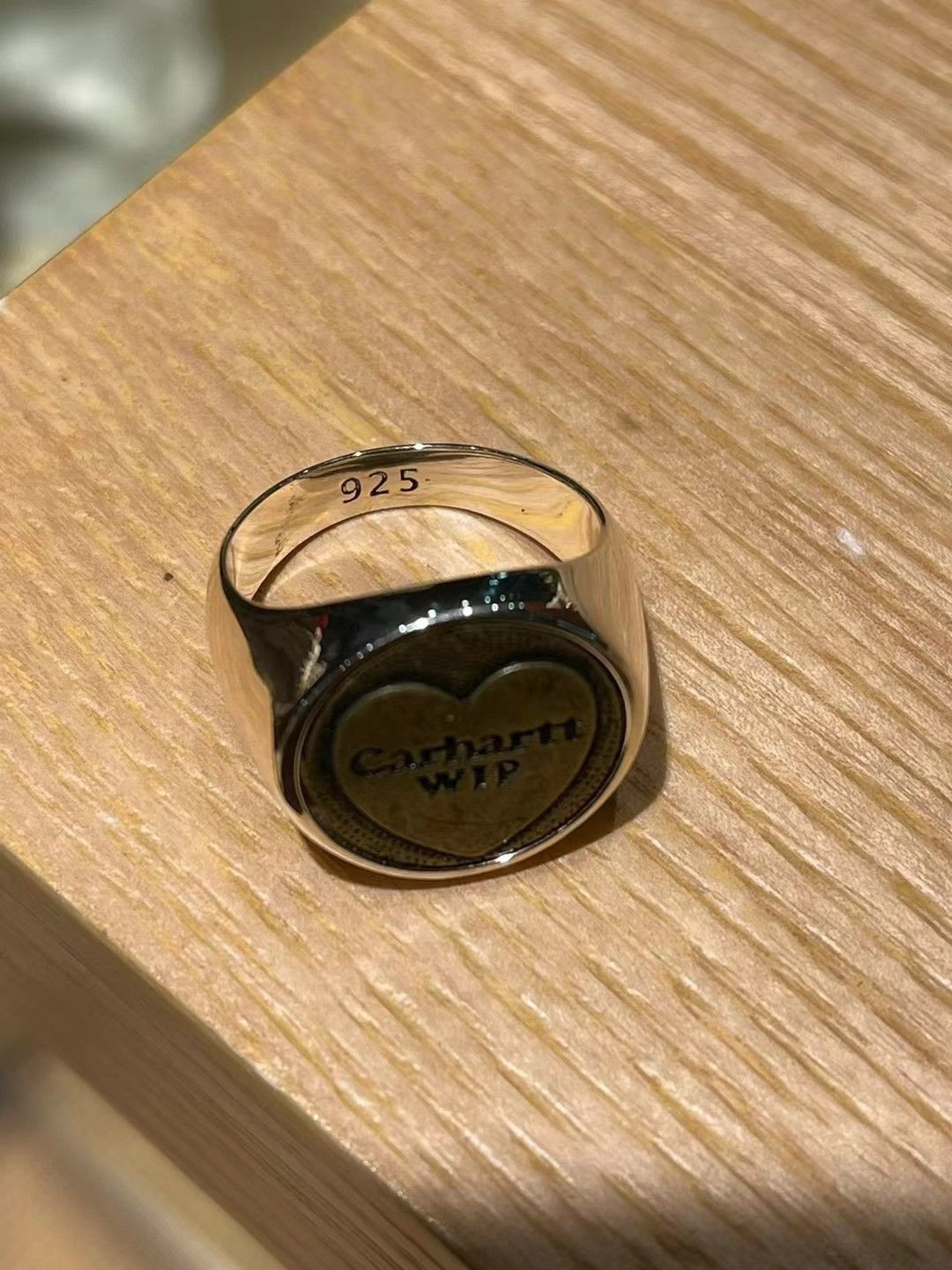 Carhartt Carhartt WIP Heart Ring 925 Silver Size ONE SIZE - 2 Thumbnail