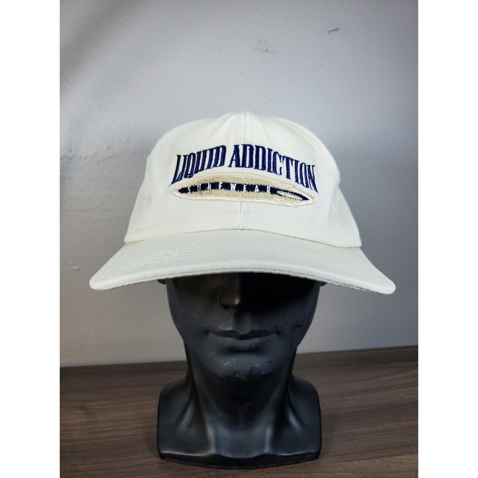 Vintage RARE Liquid Addiction Surf Wear Hat Cap Ft. Lauderdale FL Size ONE SIZE - 2 Thumbnail