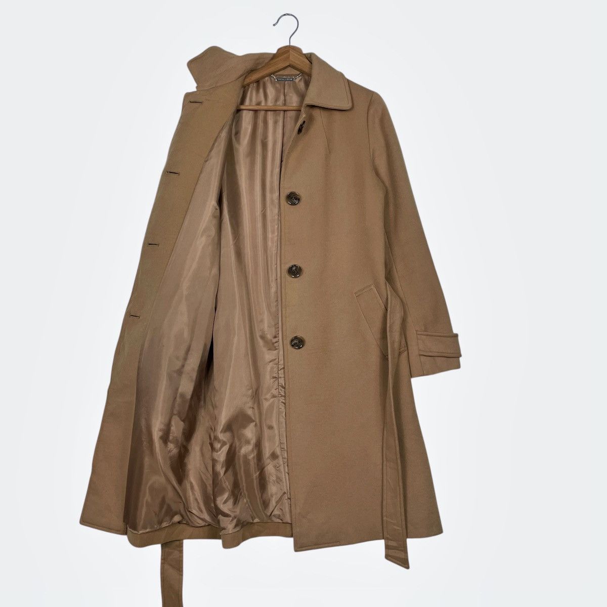 Michael Kors Michael Kors Brown Wool Trenchcoat Size M / US 6-8 / IT 42-44 - 10 Thumbnail