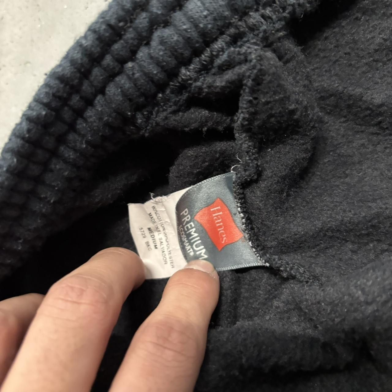 Japanese Brand × Vintage Crazy Vintage Y2K/2000s Faded Black Essential Sweatpants! Size US 30 / EU 46 - 6 Thumbnail