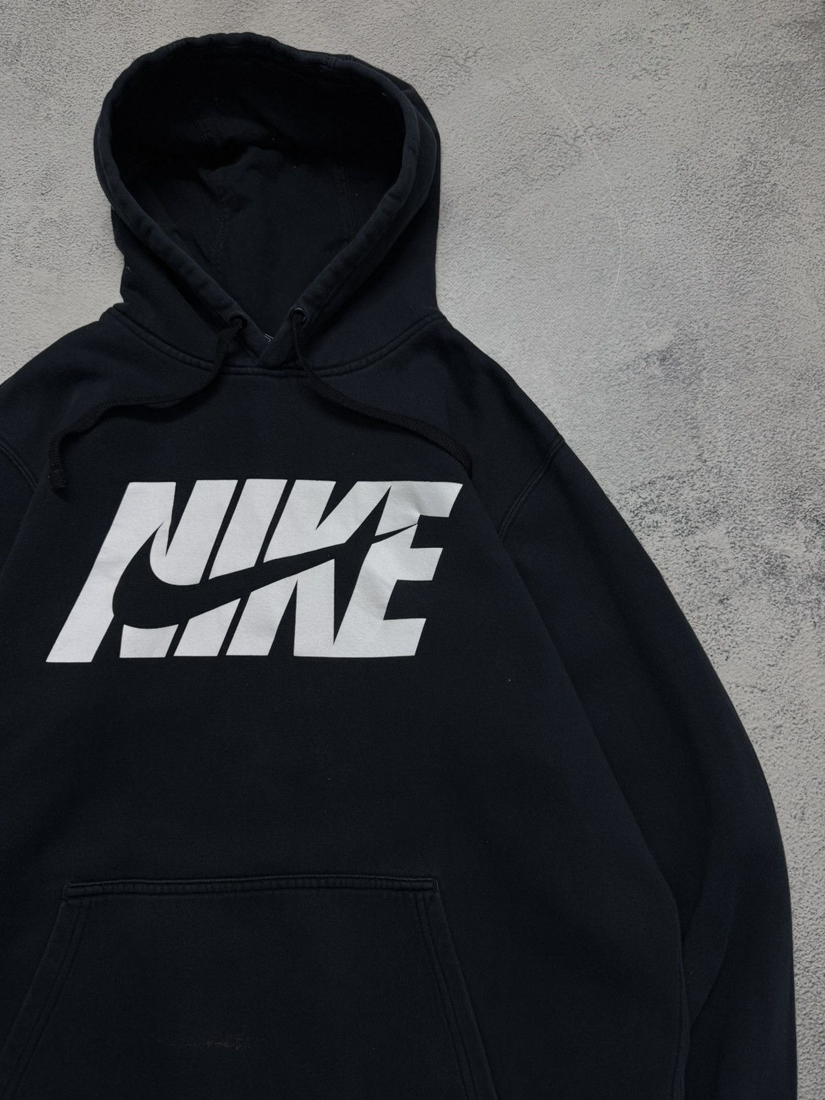 Nike Vintage Y2k Nike Big Swoosh Hoodie 00’s Size US L / EU 52-54 / 3 - 5 Thumbnail
