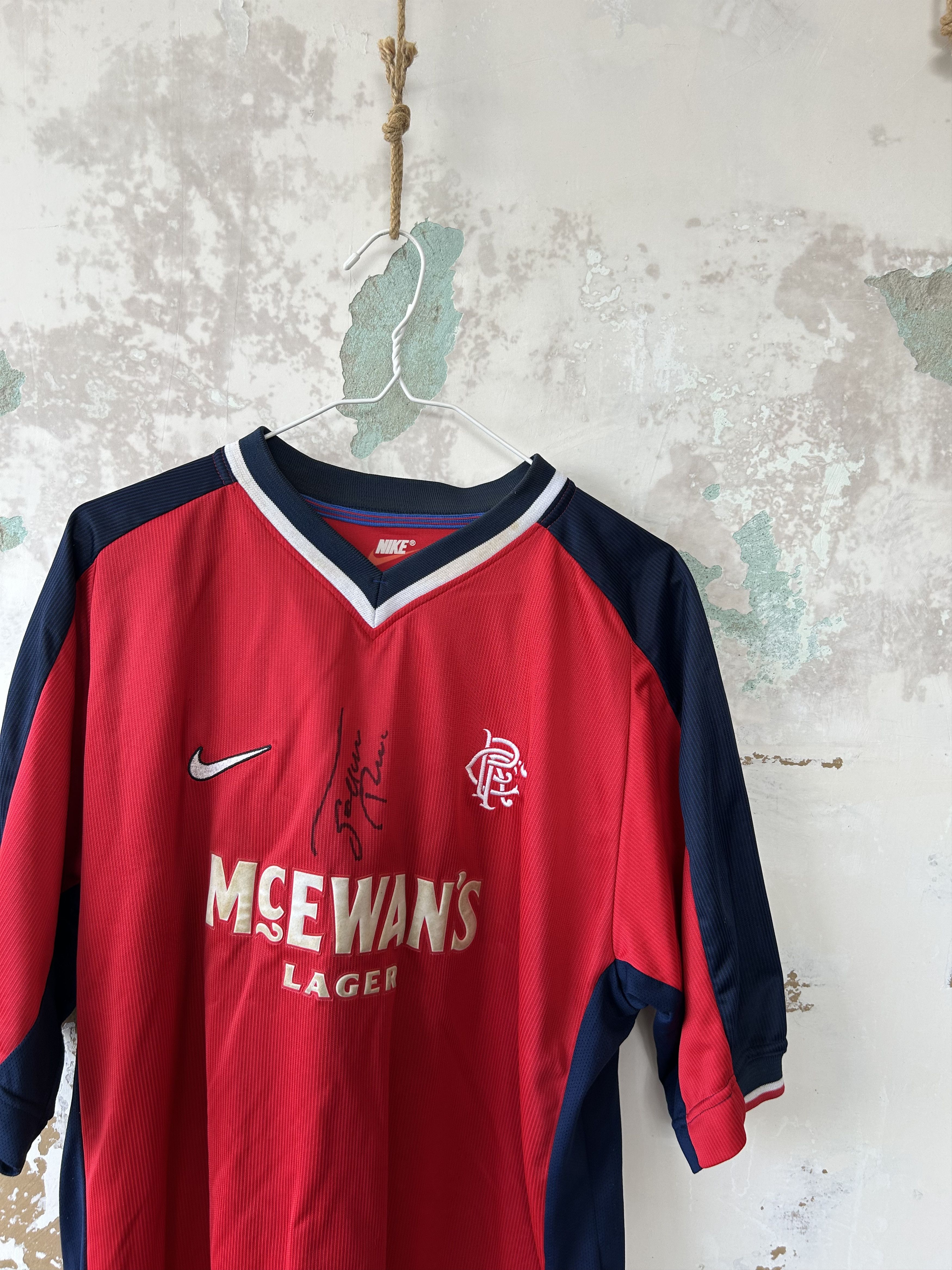 Nike Glasgow Rangers 1998 1999 Shirt Soccer Jersey Nike Vintage Size US XL / EU 56 / 4 - 3 Thumbnail
