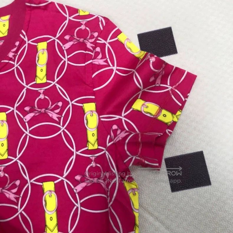 Hermes Hermes Pink Pig Nose Short Sleeve Size XXS / US 00 / IT 34 - 4 Thumbnail